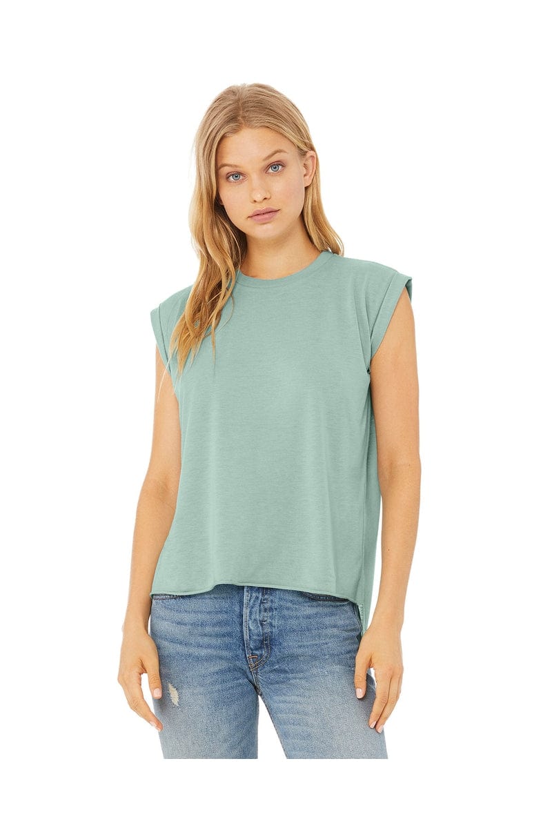 Bella + Canvas 8804: Ladies' Flowy Muscle T-Shirt in 