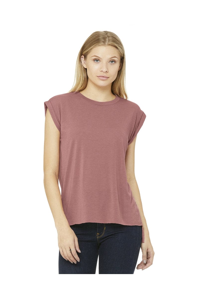 Bella + Canvas 8804: Ladies' Flowy Muscle T-Shirt in 