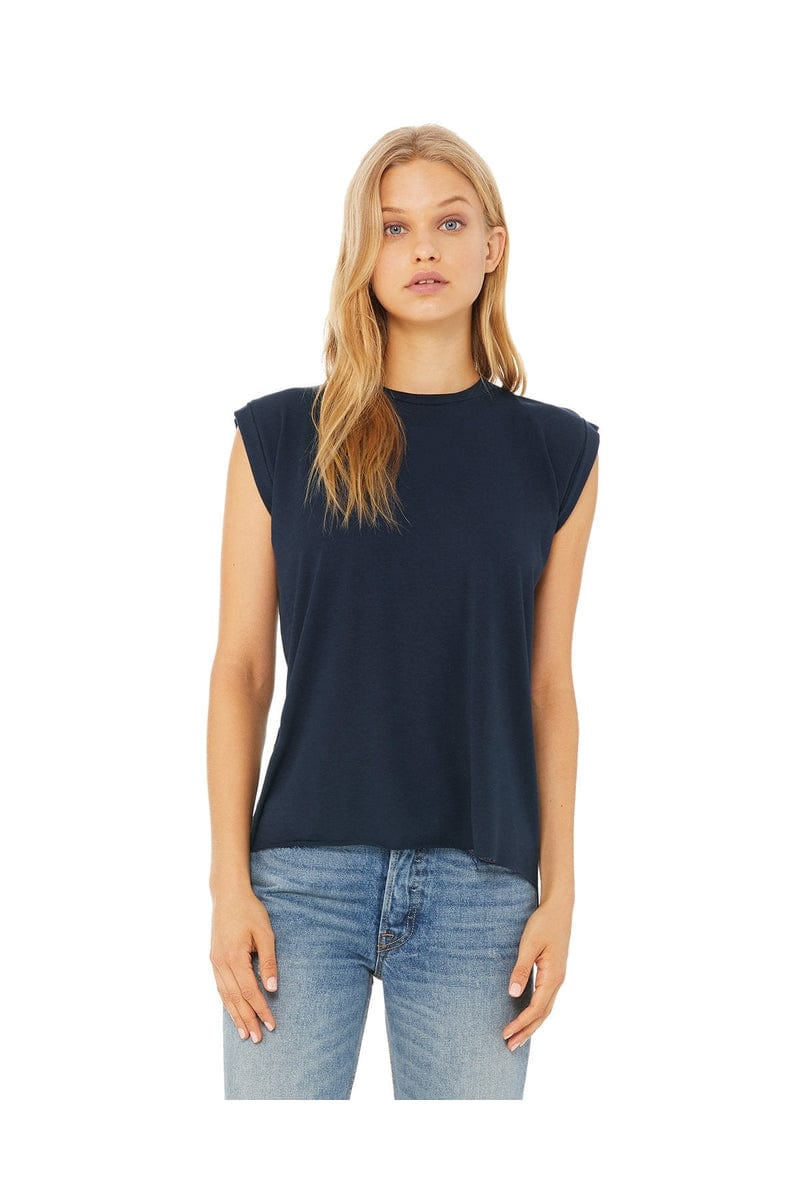 Bella + Canvas 8804: Ladies' Flowy Muscle T-Shirt in 