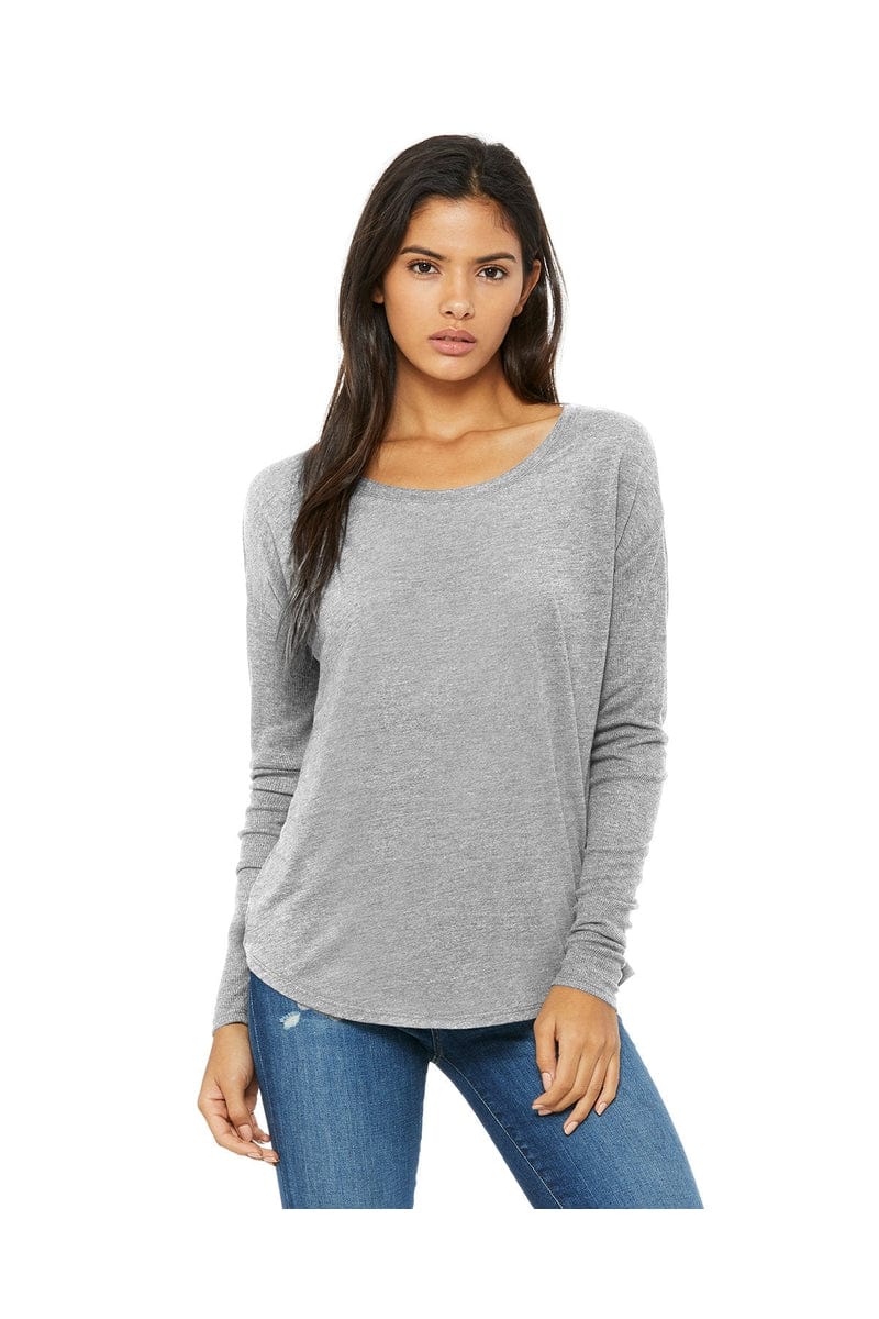 Bella + Canvas 8852: Ladies' Flowy Long-Sleeve T Shirt in 