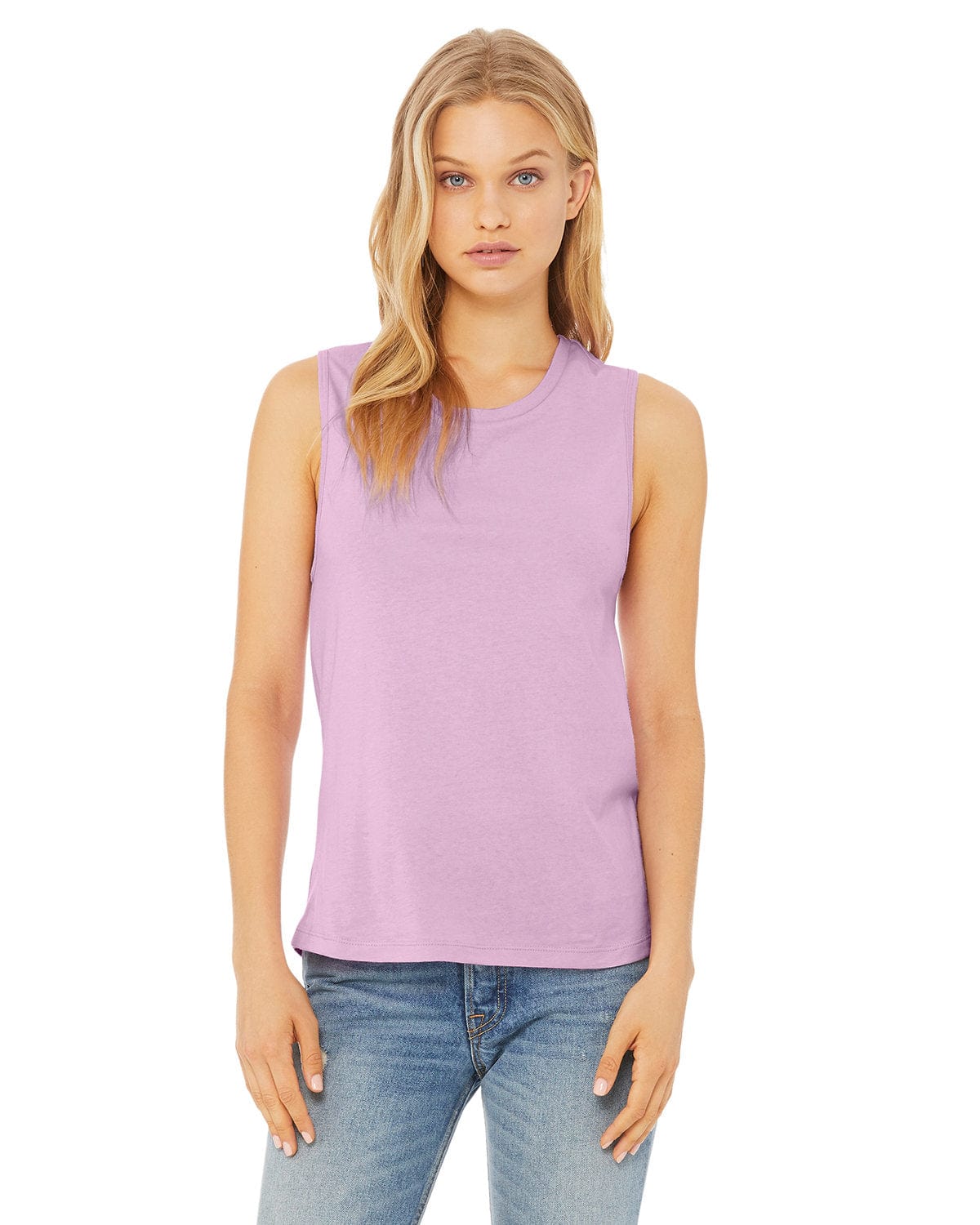 Bella + Canvas B6003: Ladies' Jersey Muscle Tank in Lilac