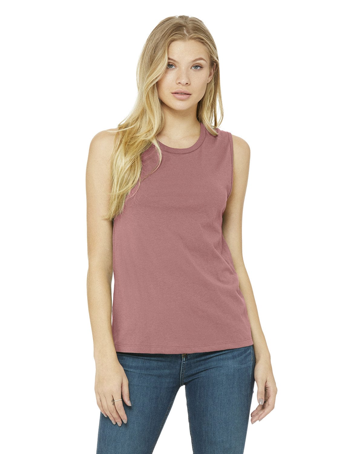 Bella + Canvas B6003: Ladies' Jersey Muscle Tank in Mauve