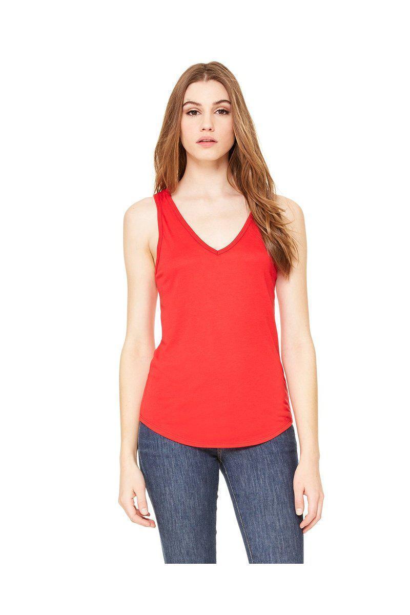 Bella + Canvas B8805: Ladies' Flowy V-Neck Tank in 
