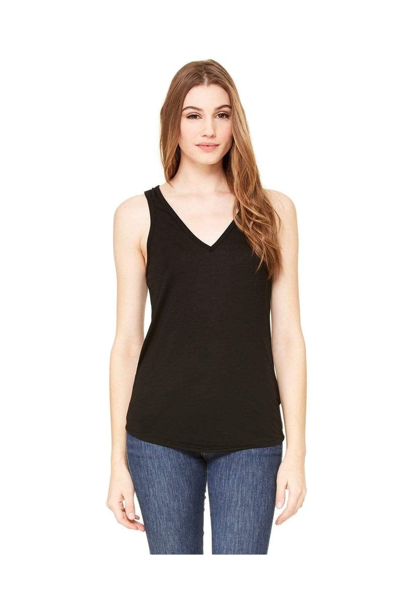 Bella + Canvas B8805: Ladies' Flowy V-Neck Tank in 
