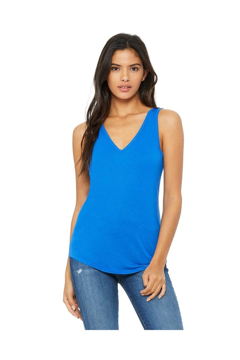 Bella + Canvas B8805: Ladies' Flowy V-Neck Tank in 