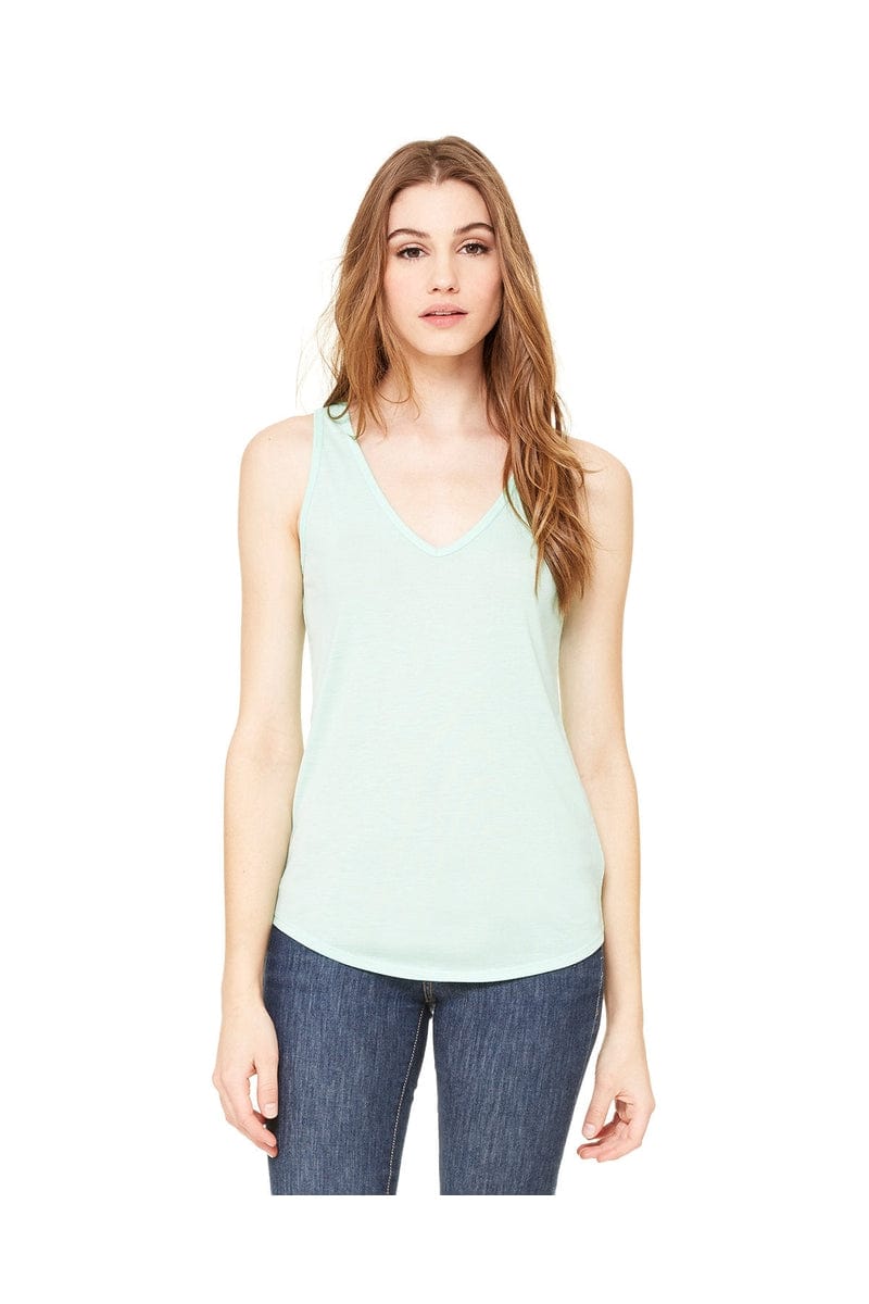 Bella + Canvas B8805: Ladies' Flowy V-Neck Tank in 