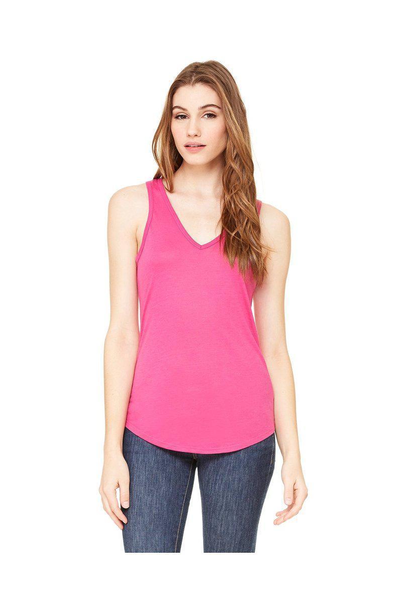 Bella + Canvas B8805: Ladies' Flowy V-Neck Tank in 