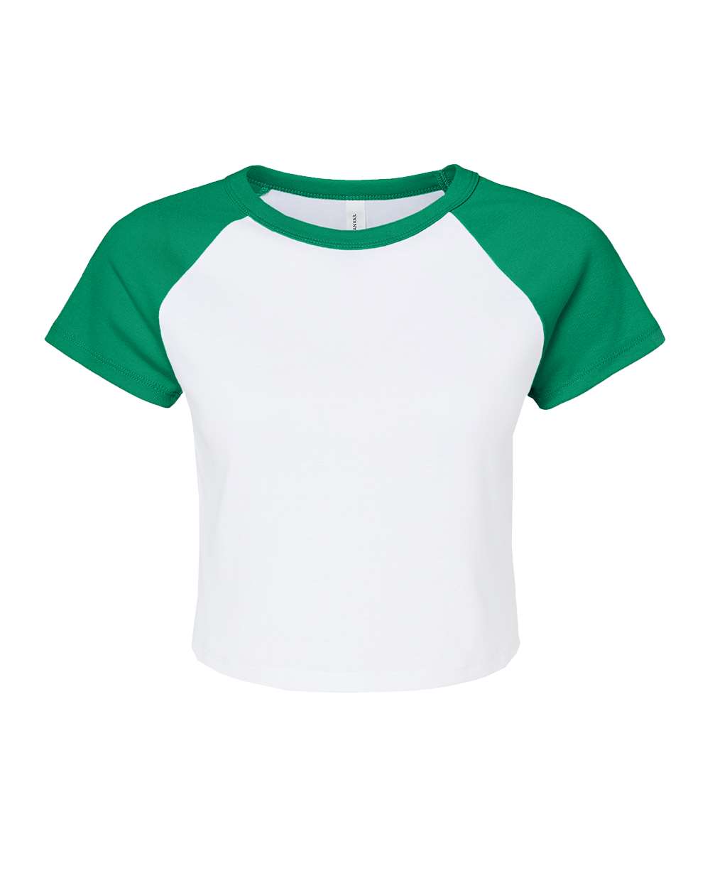Bella+Canvas 1201 Women's Micro Rib Raglan Baby Tee in 