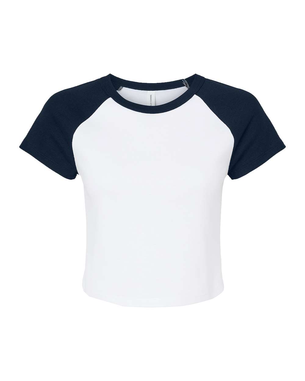 Bella+Canvas 1201 Women's Micro Rib Raglan Baby Tee in 