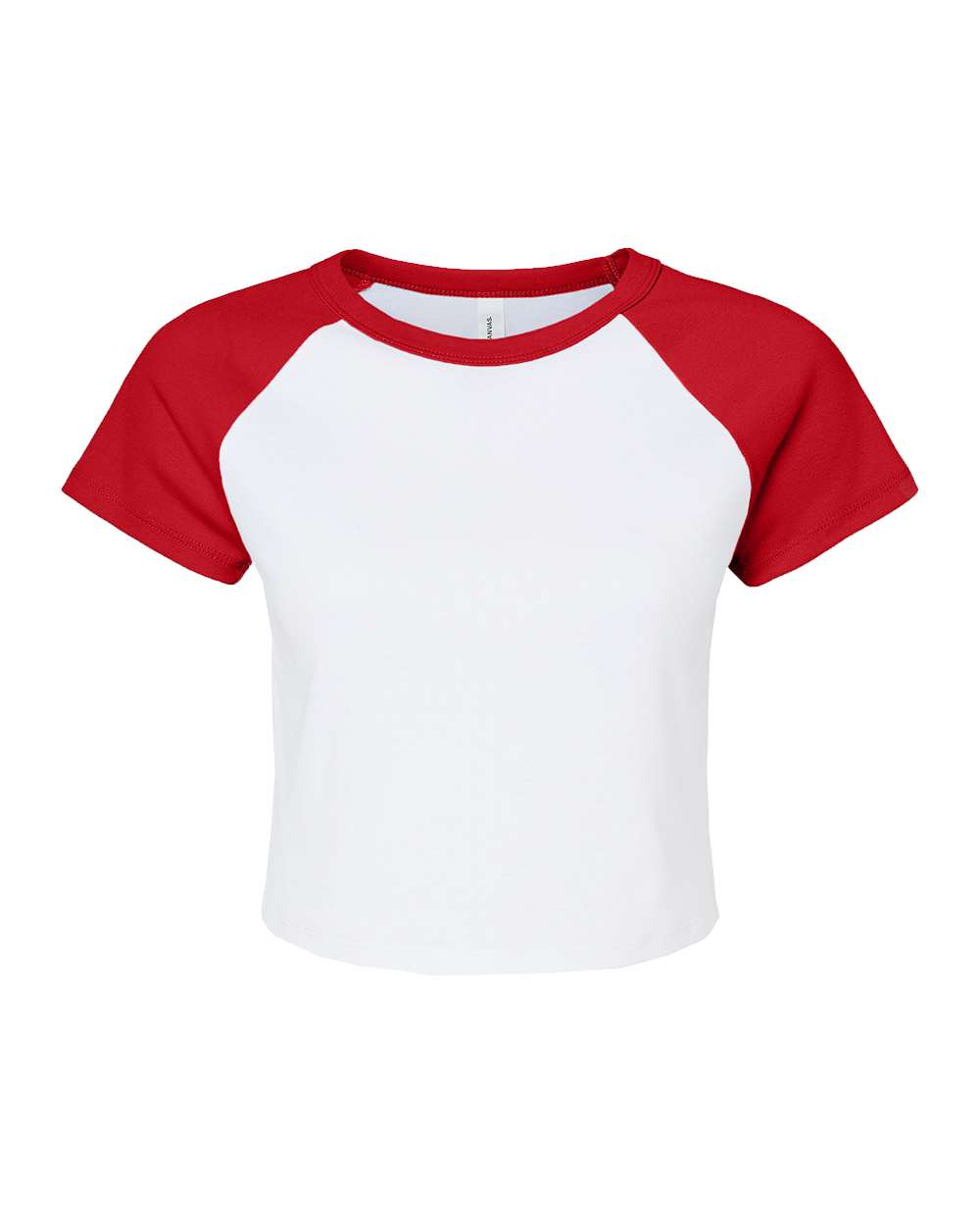 Bella+Canvas 1201 Women's Micro Rib Raglan Baby Tee in 