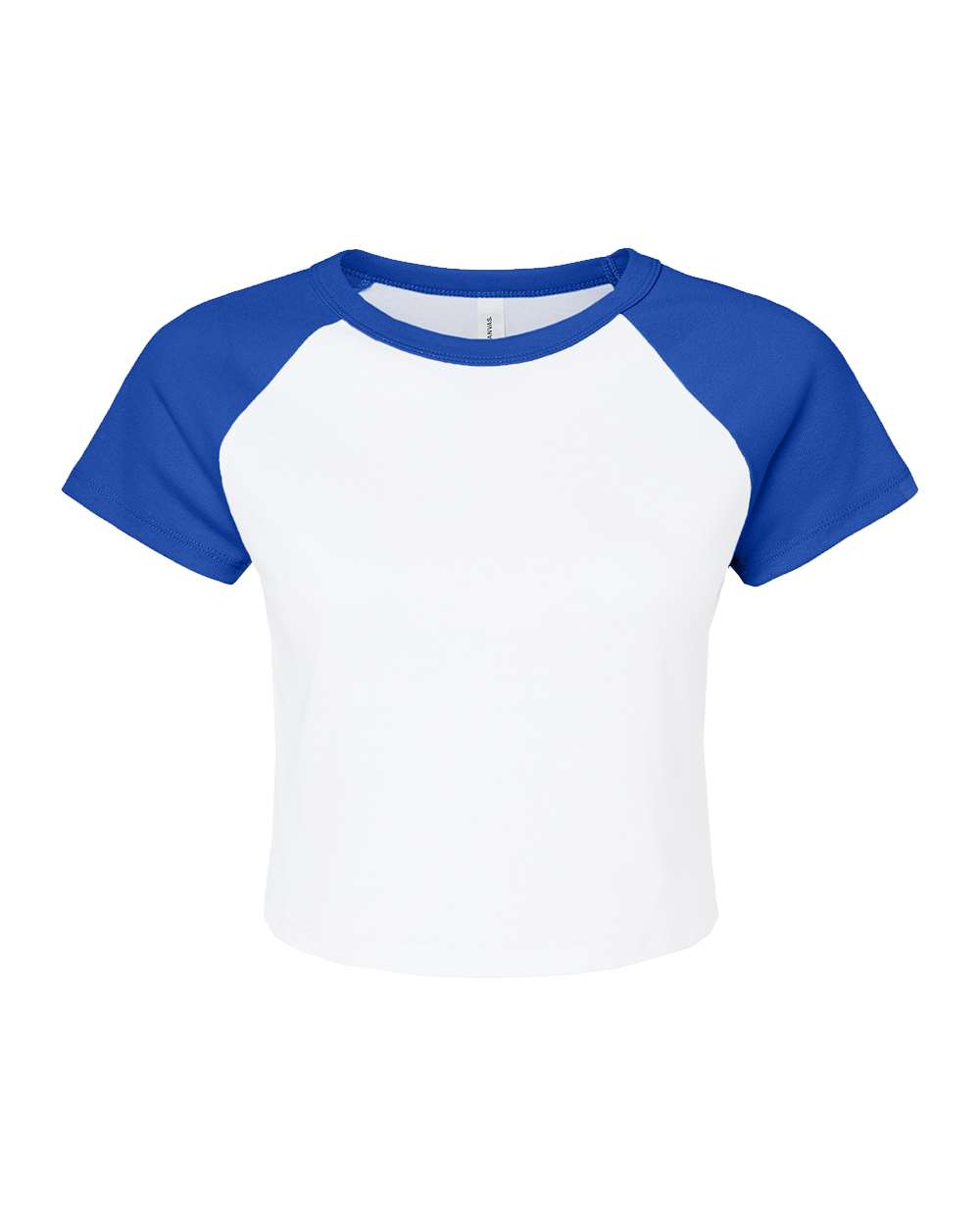 Bella+Canvas 1201 Women's Micro Rib Raglan Baby Tee in 