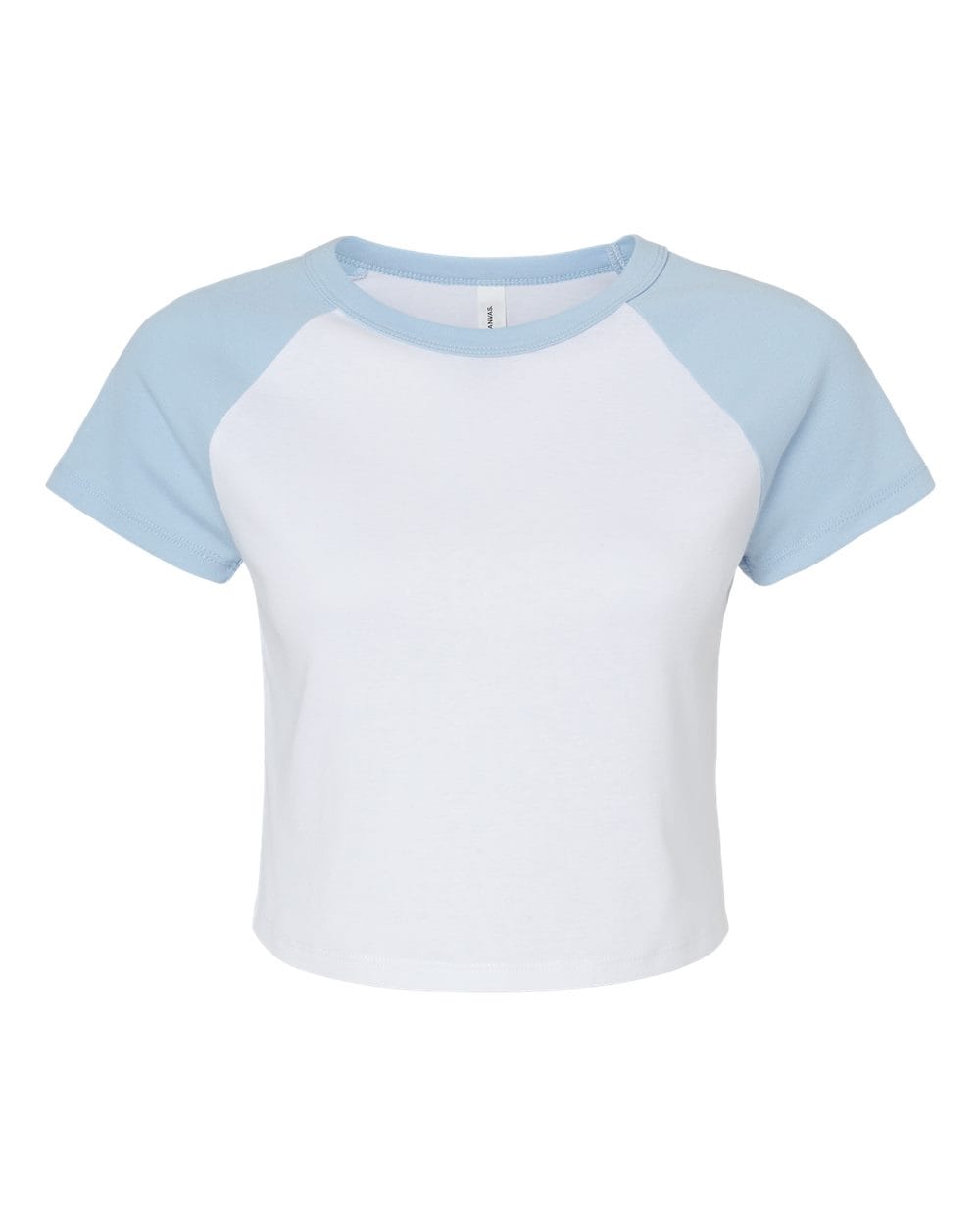 Bella+Canvas 1201 Women's Micro Rib Raglan Baby Tee in 
