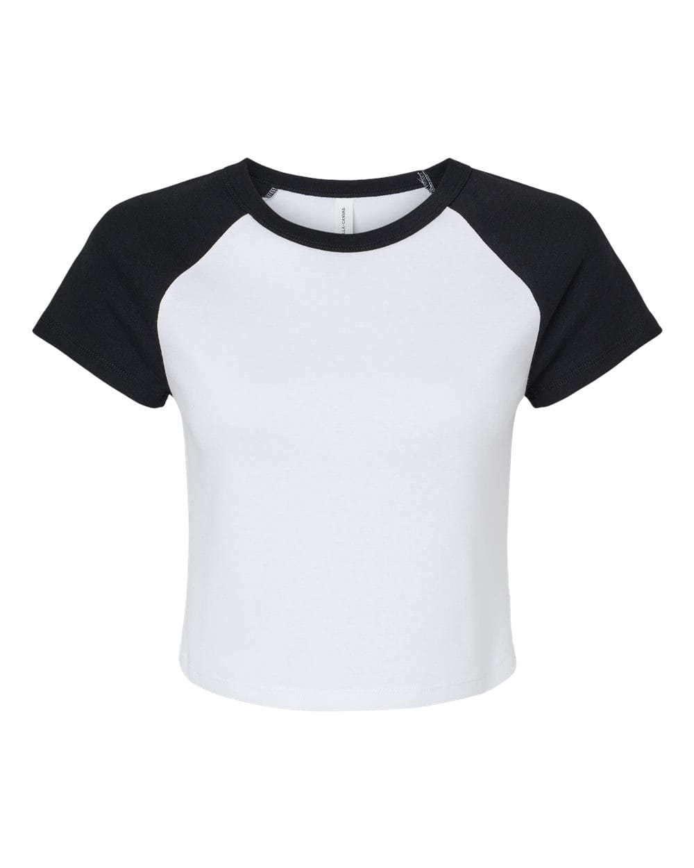 Bella+Canvas 1201 Women's Micro Rib Raglan Baby Tee in 
