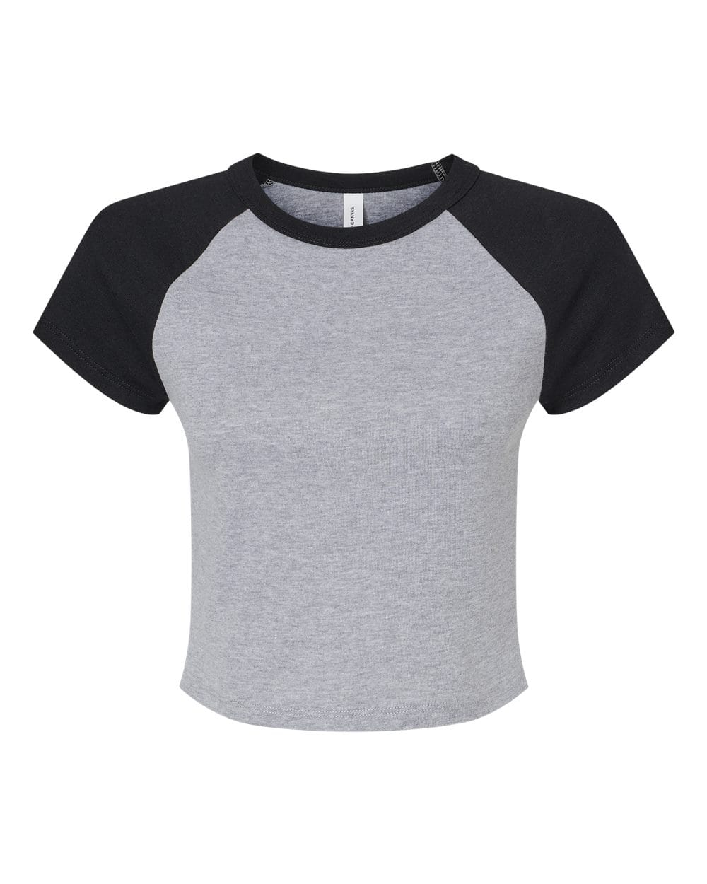 Bella+Canvas 1201 Women's Micro Rib Raglan Baby Tee in 