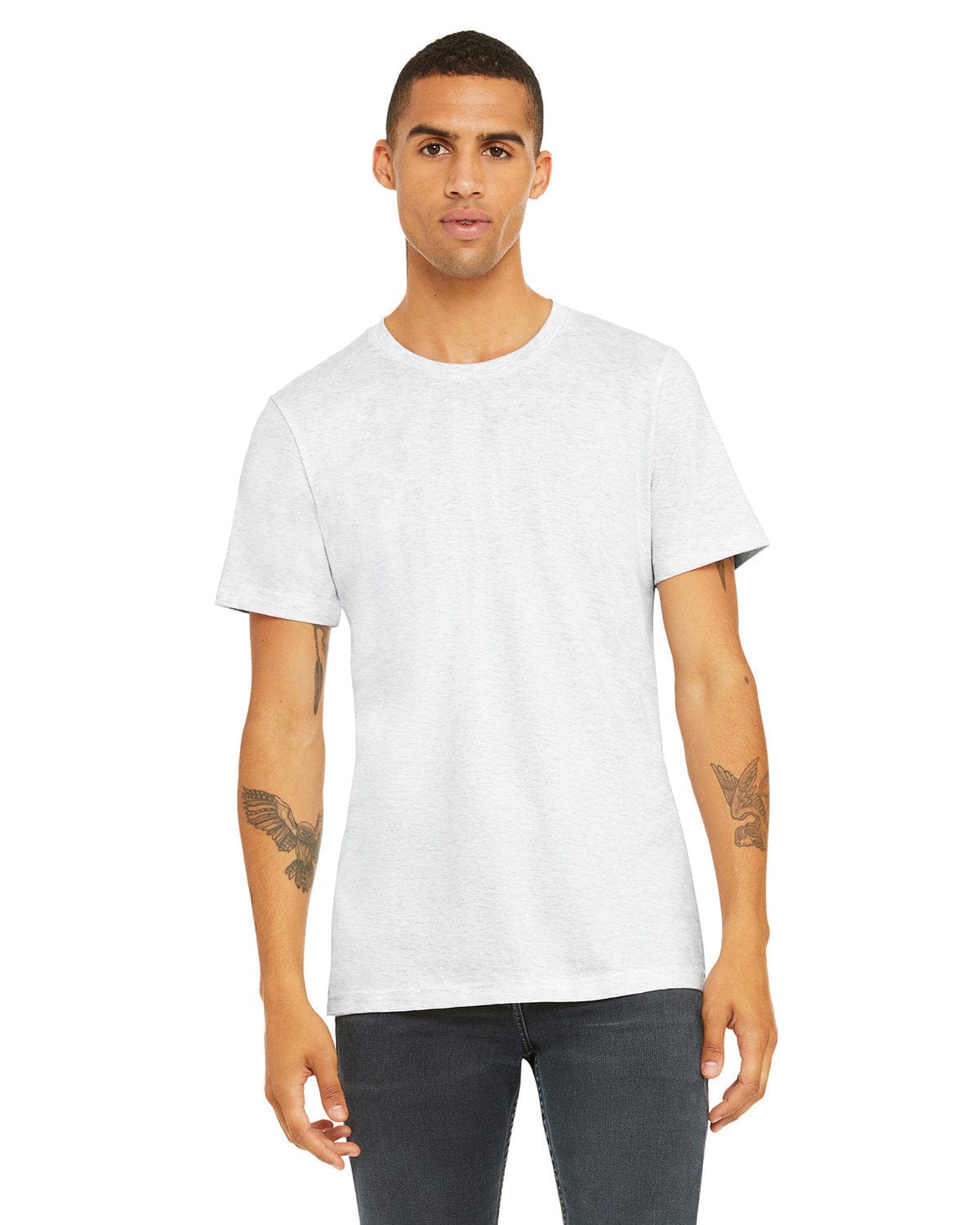Bella+Canvas 3001C: Unisex Jersey T-Shirt in Ash