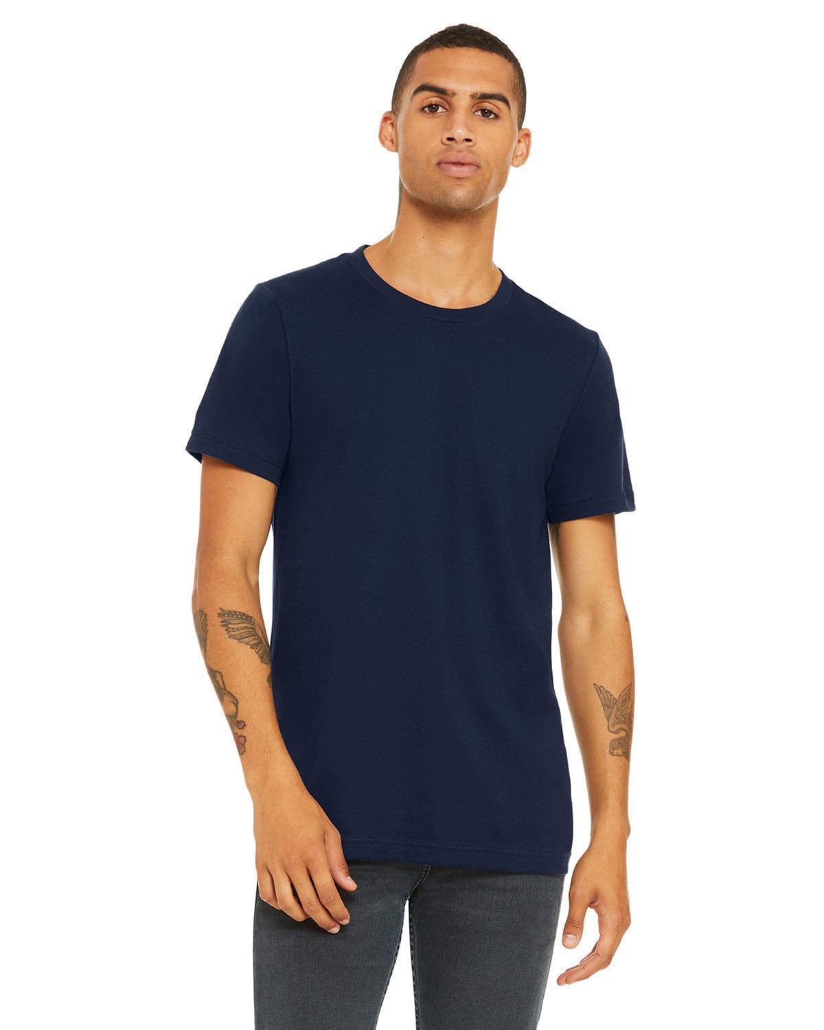 Bella+Canvas 3001C: Unisex Jersey T-Shirt in Navy