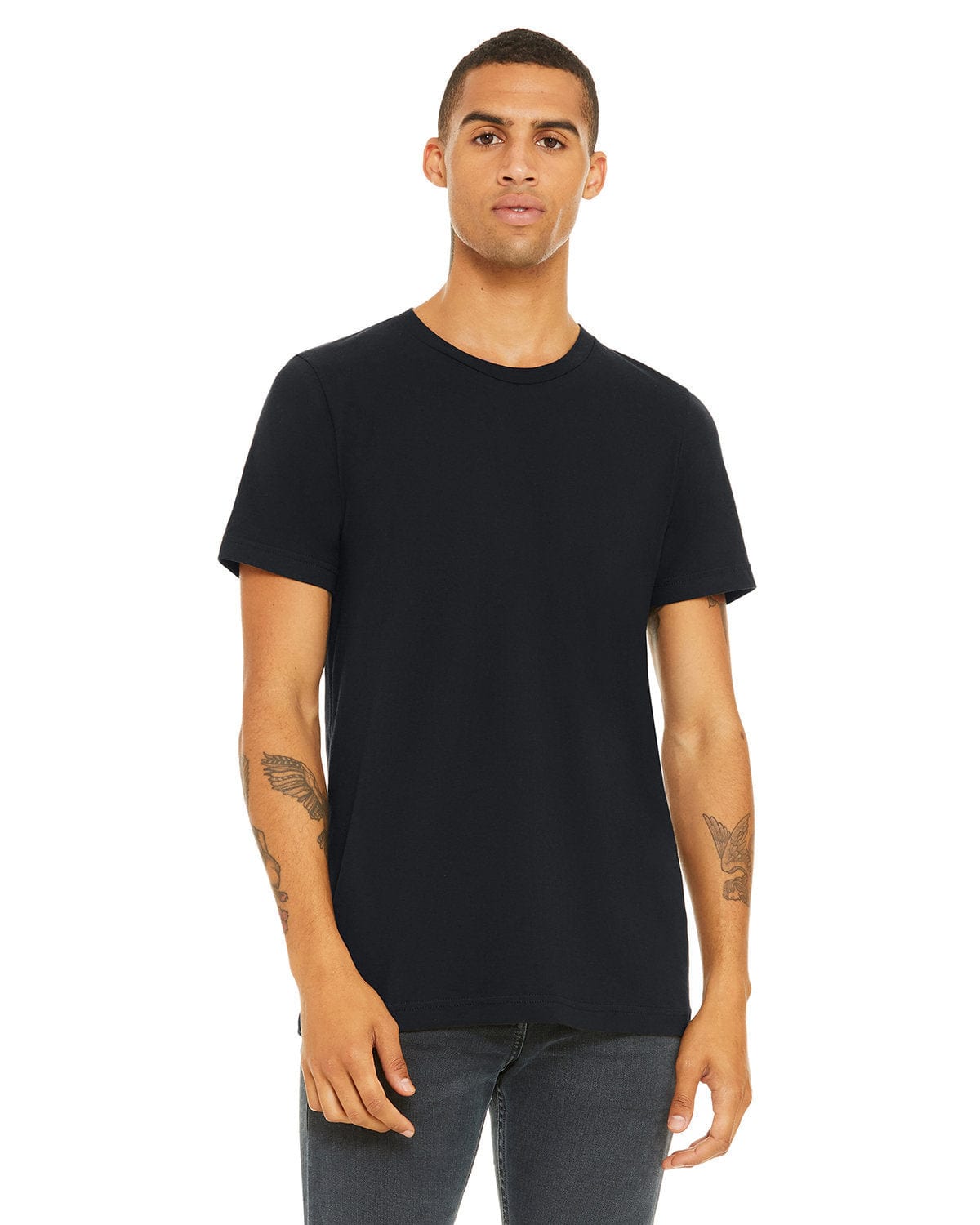 Bella+Canvas 3001C: Unisex Jersey T-Shirt in Vintage Black