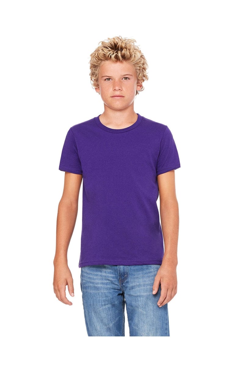 Bella+Canvas 3001Y Youth Jersey T-Shirt in 