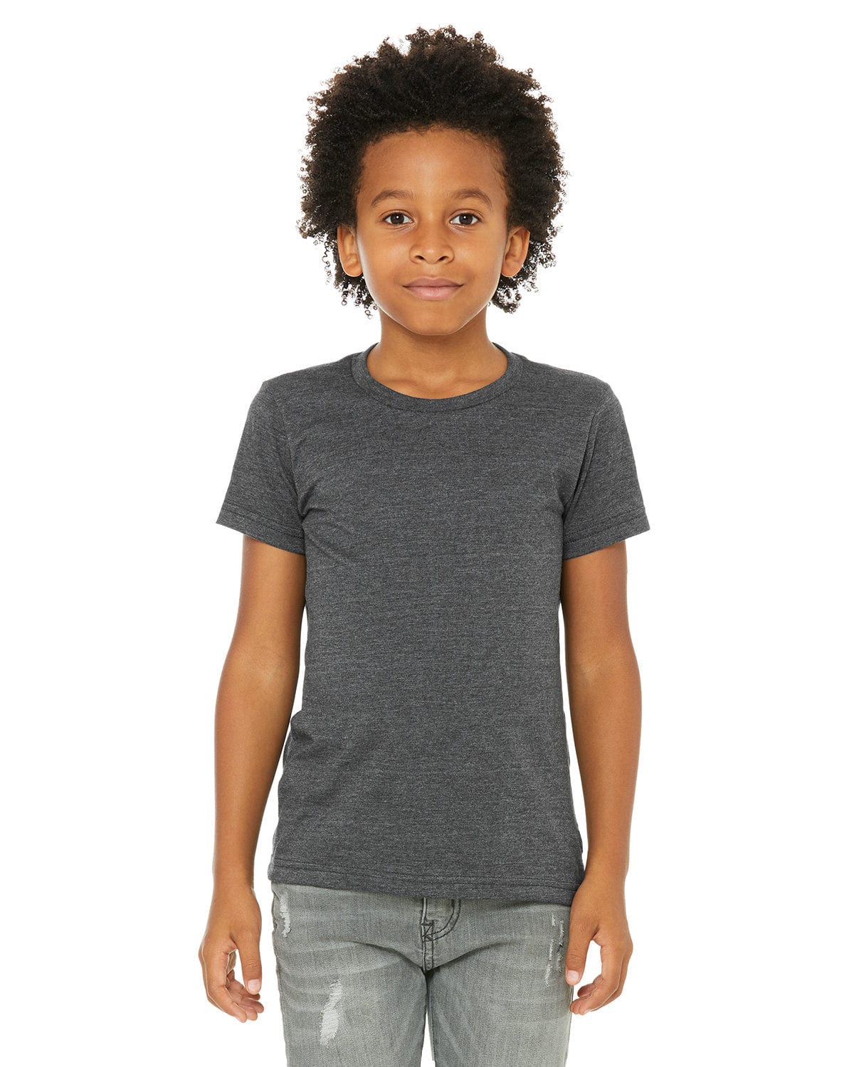 Bella+Canvas 3001YCV Youth CVC Jersey T-Shirt in 
