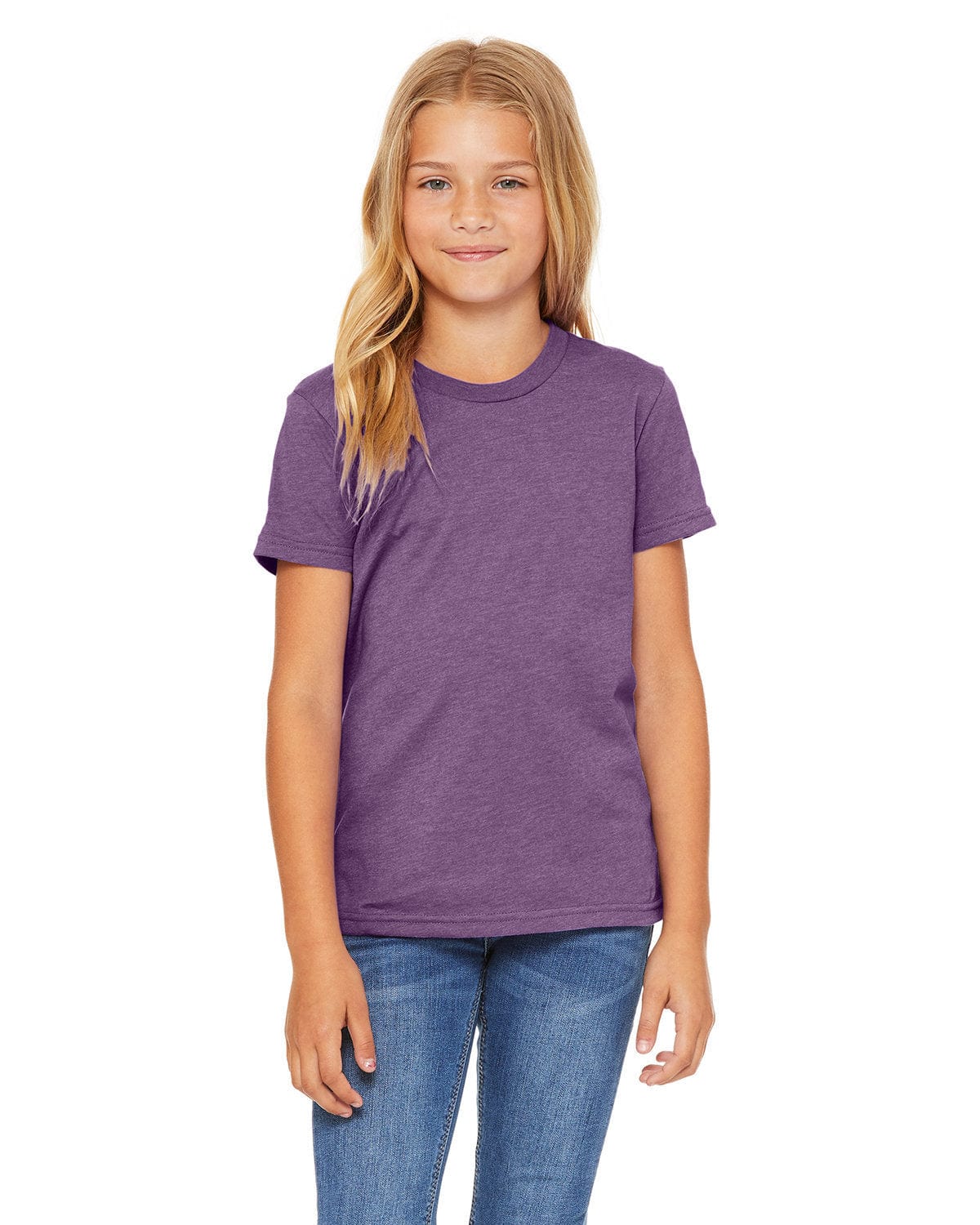 Bella+Canvas 3001YCV Youth CVC Jersey T-Shirt in 