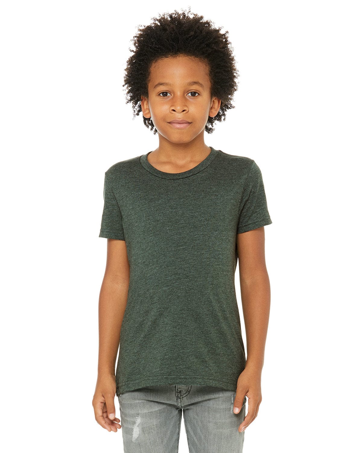 Bella+Canvas 3001YCV Youth CVC Jersey T-Shirt in 