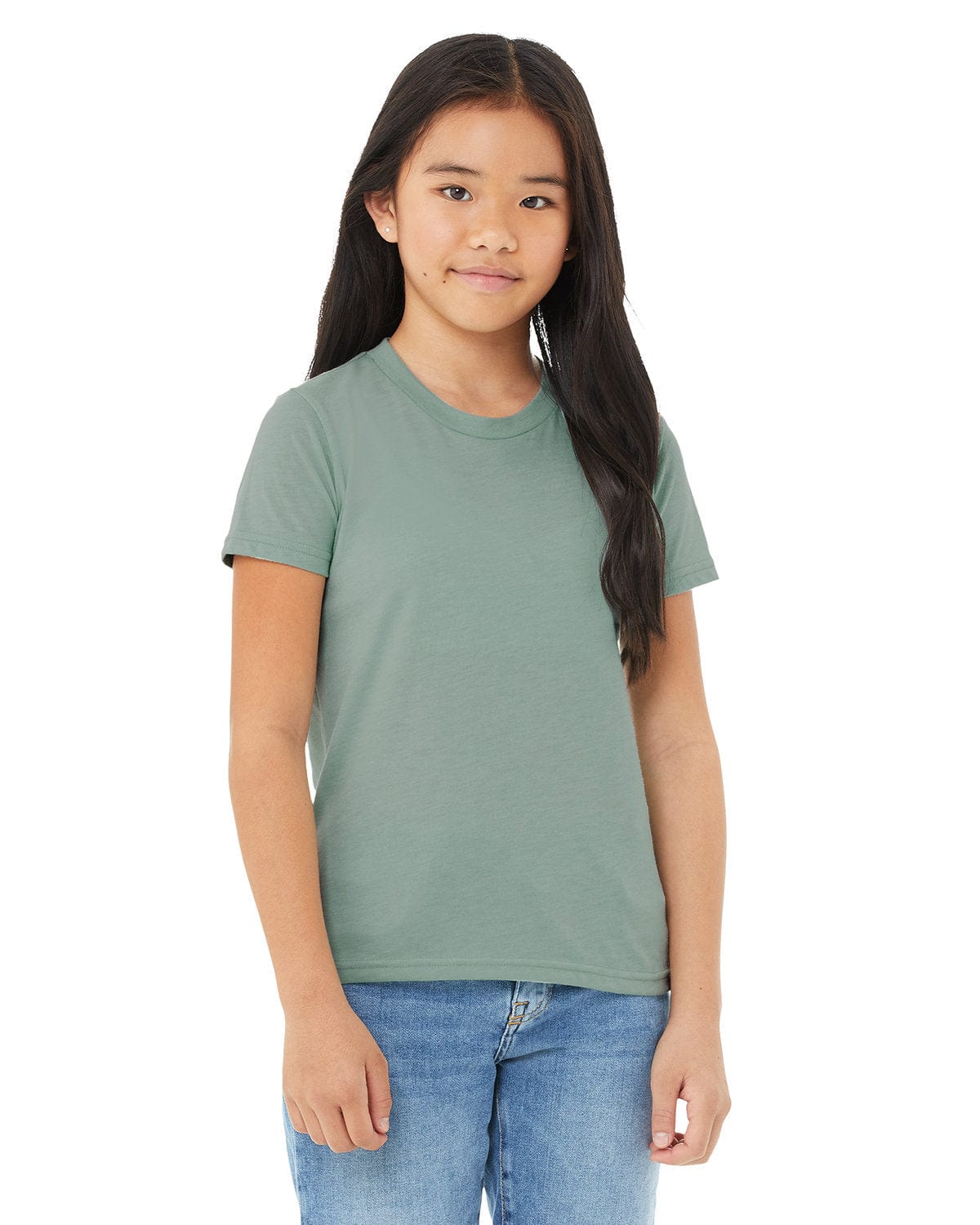 Bella+Canvas 3001YCV Youth CVC Jersey T-Shirt in 