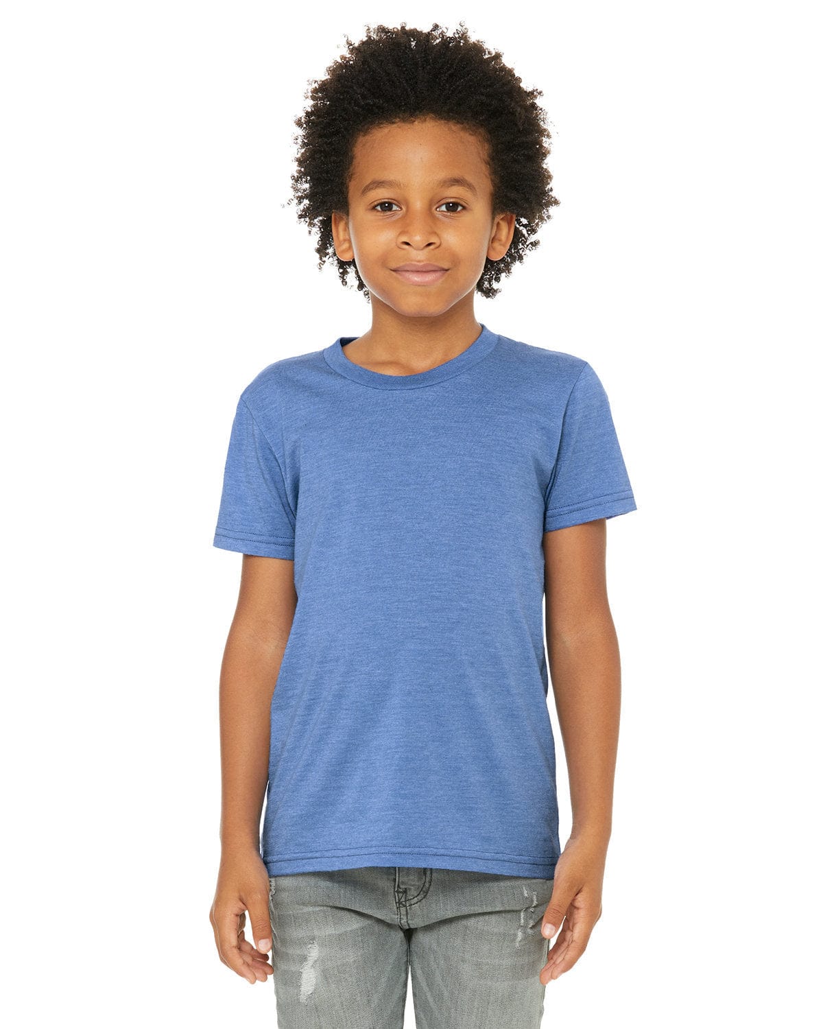 Bella+Canvas 3001YCV Youth CVC Jersey T-Shirt in 
