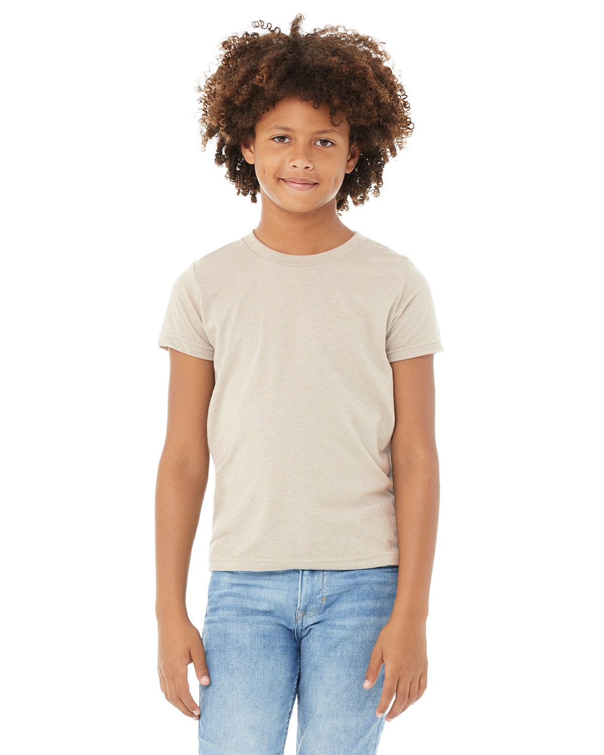 Bella+Canvas 3001YCV Youth CVC Jersey T-Shirt in 