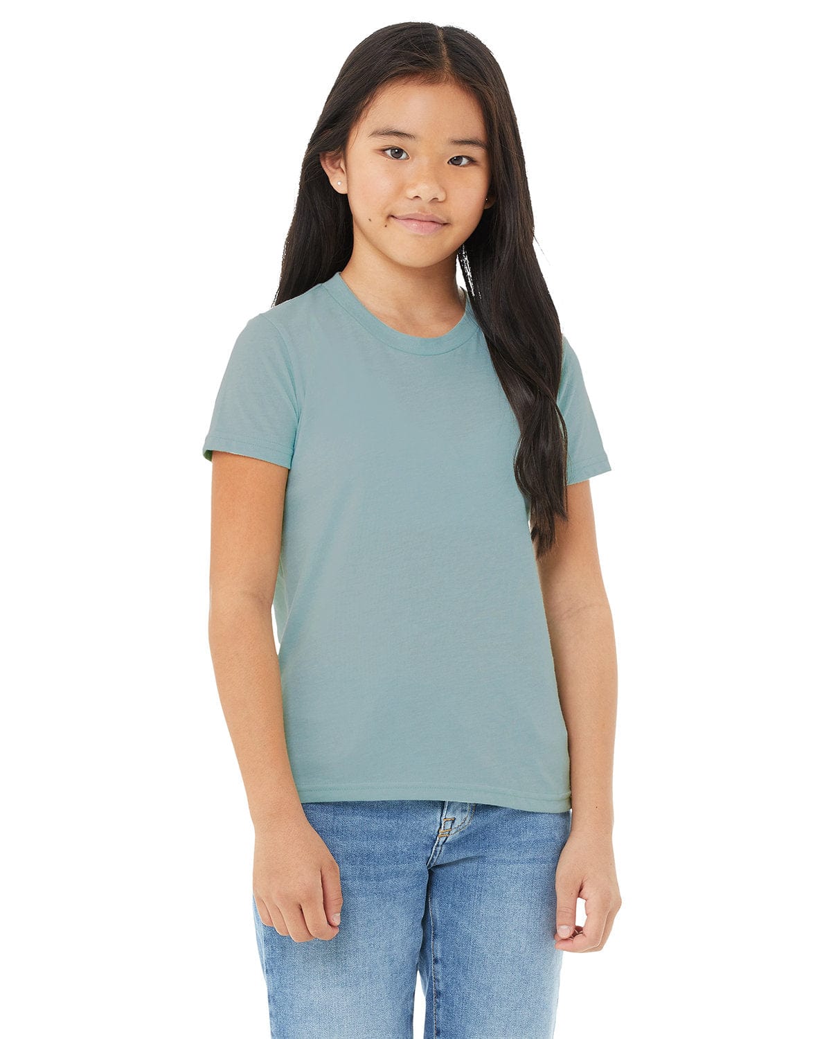 Bella+Canvas 3001YCV Youth CVC Jersey T-Shirt in 
