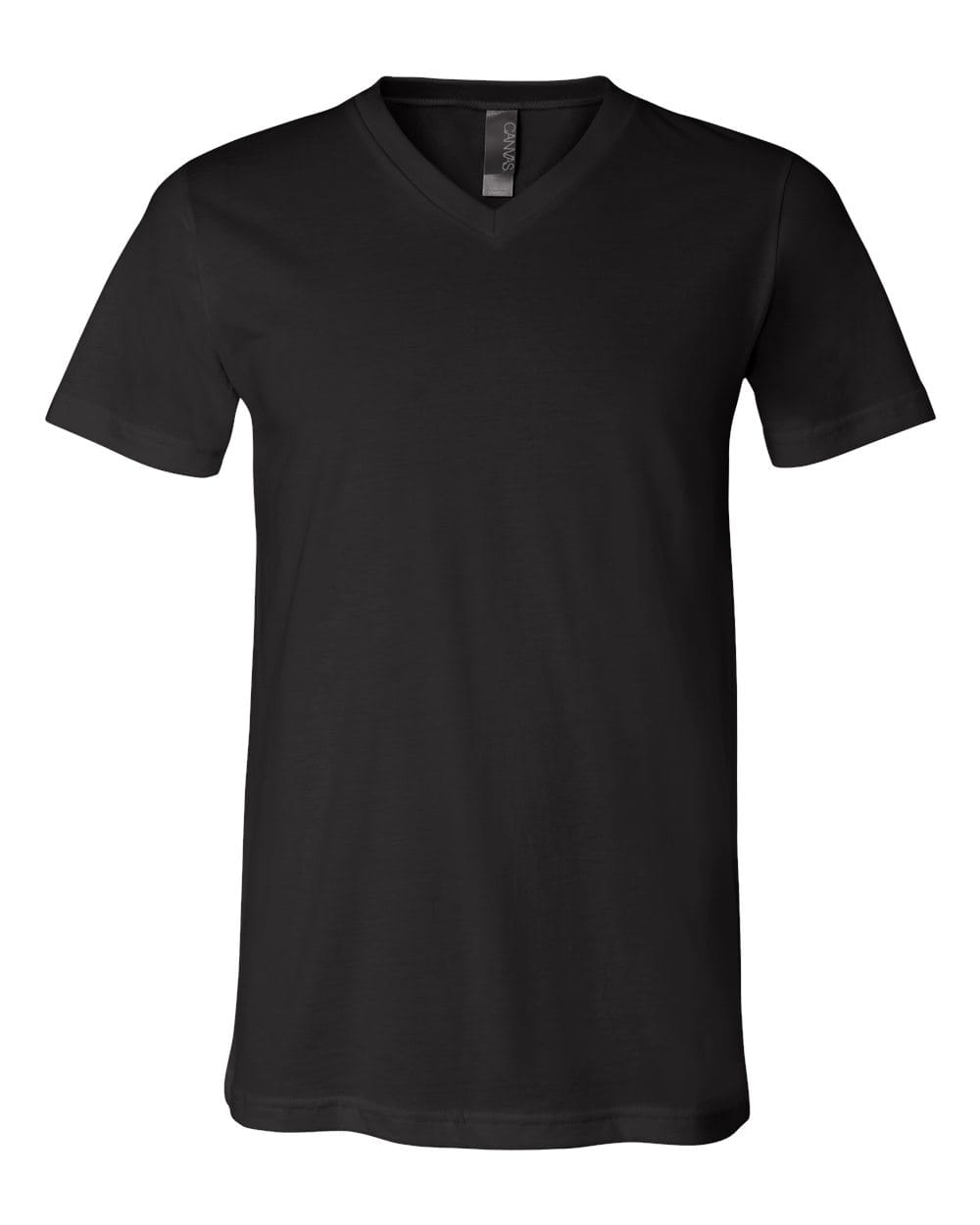 Bella+Canvas 3005 Unisex Jersey V-Neck Tee in Black