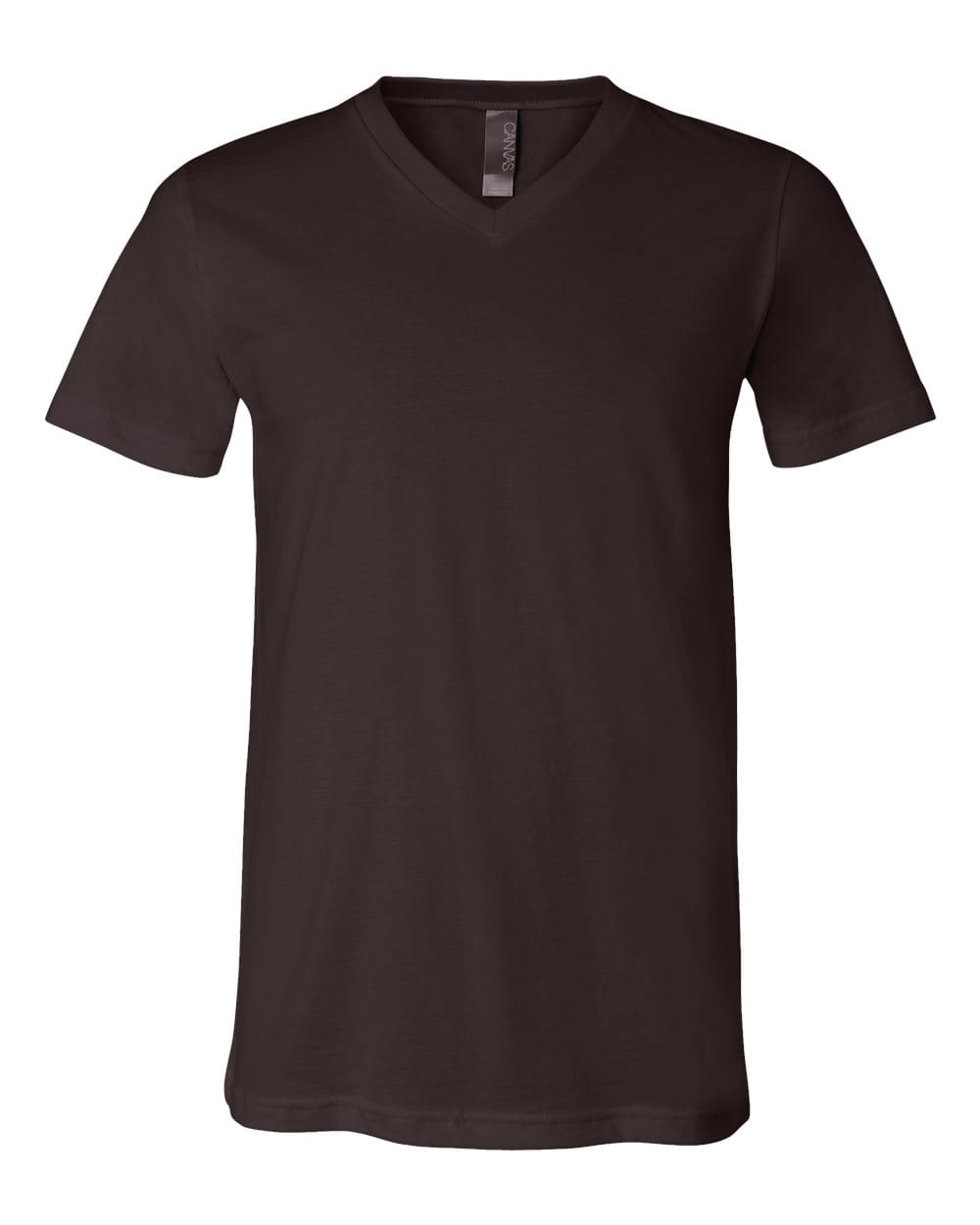 Bella+Canvas 3005 Unisex Jersey V-Neck Tee in Brown