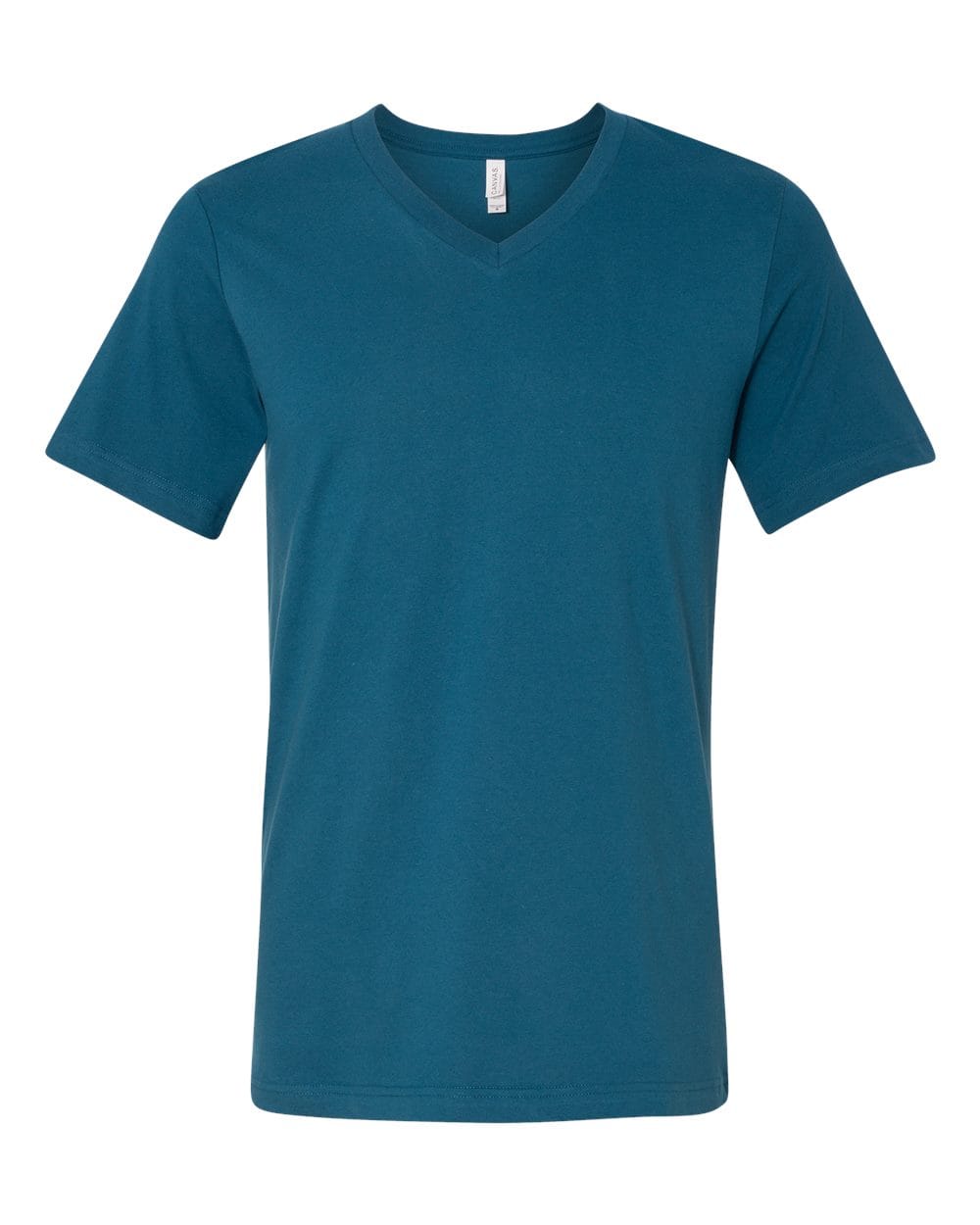 Bella+Canvas 3005 Unisex Jersey V-Neck Tee in Deep Teal