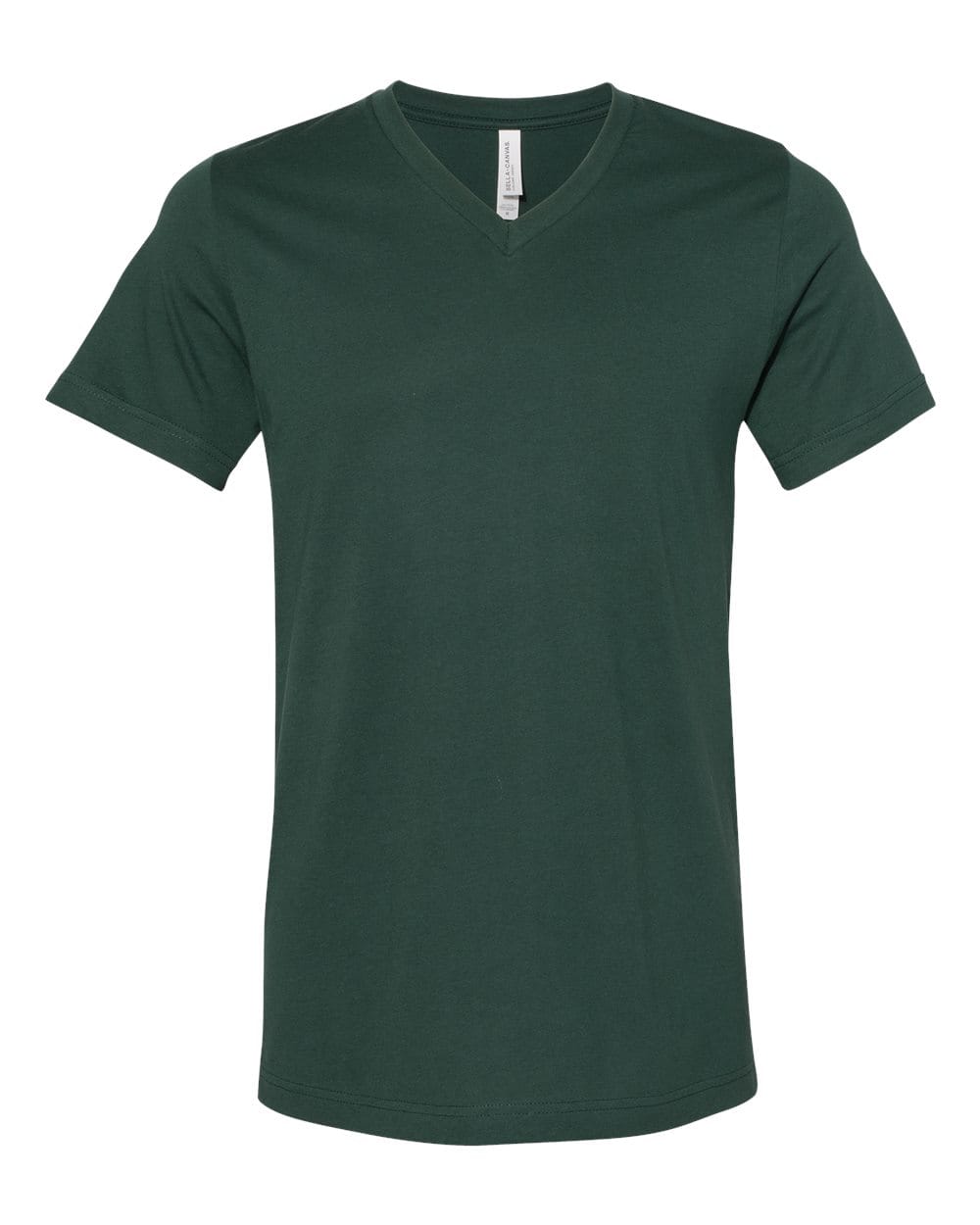 Bella+Canvas 3005 Unisex Jersey V-Neck Tee in Forest