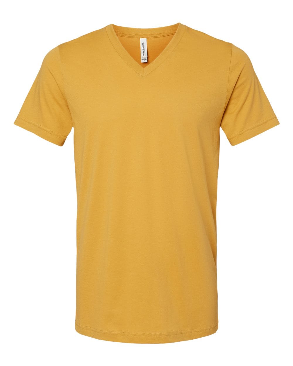 Bella+Canvas 3005 Unisex Jersey V-Neck Tee in Mustard