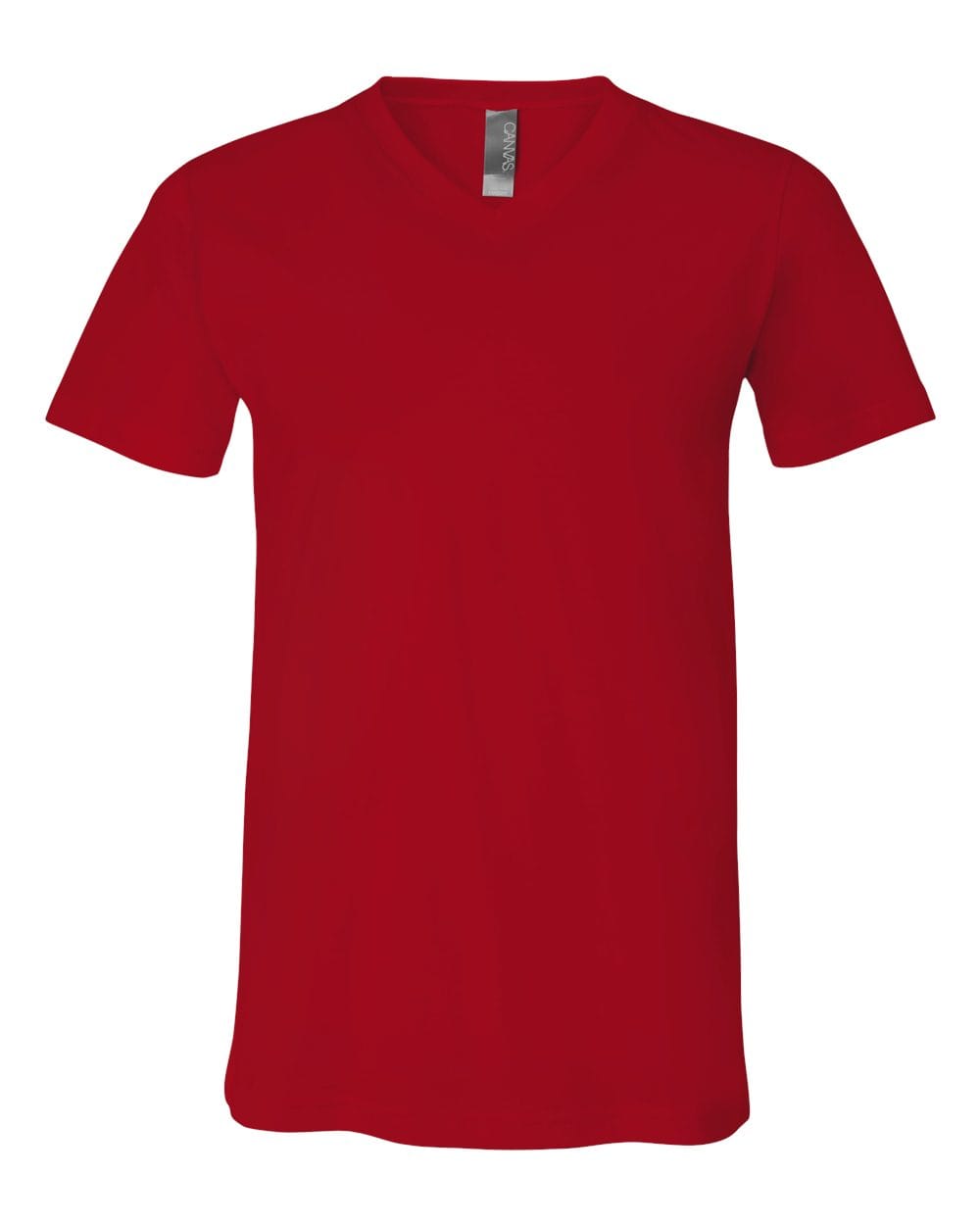 Bella+Canvas 3005 Unisex Jersey V-Neck Tee in Red