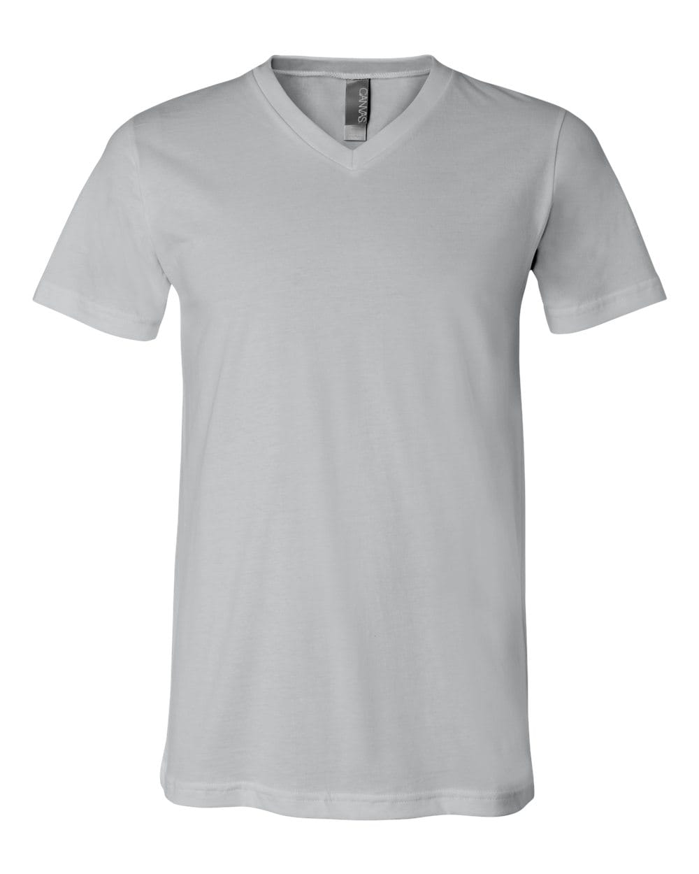 Bella+Canvas 3005 Unisex Jersey V-Neck Tee in Silver