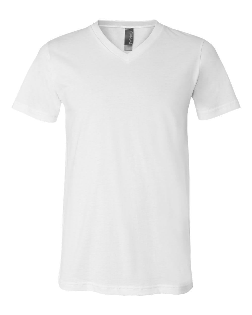 Bella+Canvas 3005 Unisex Jersey V-Neck Tee in White
