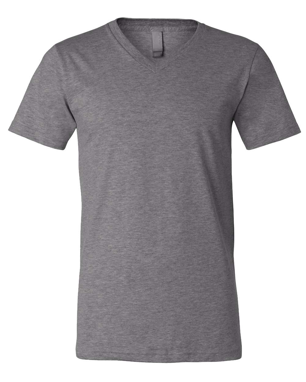Bella+Canvas 3005CVC Unisex Heather CVC V-Neck Tee in Deep Heather
