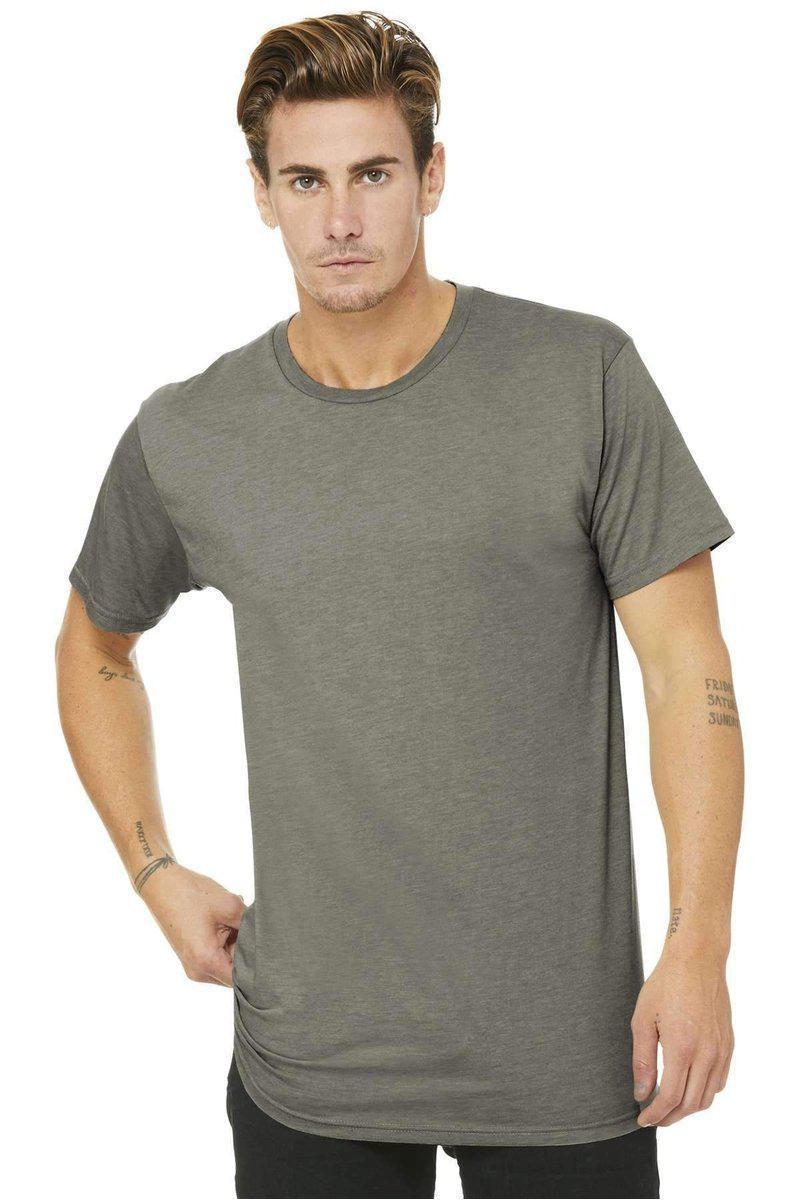 Bella+Canvas 3006: Men's Long Body Urban Tee in 