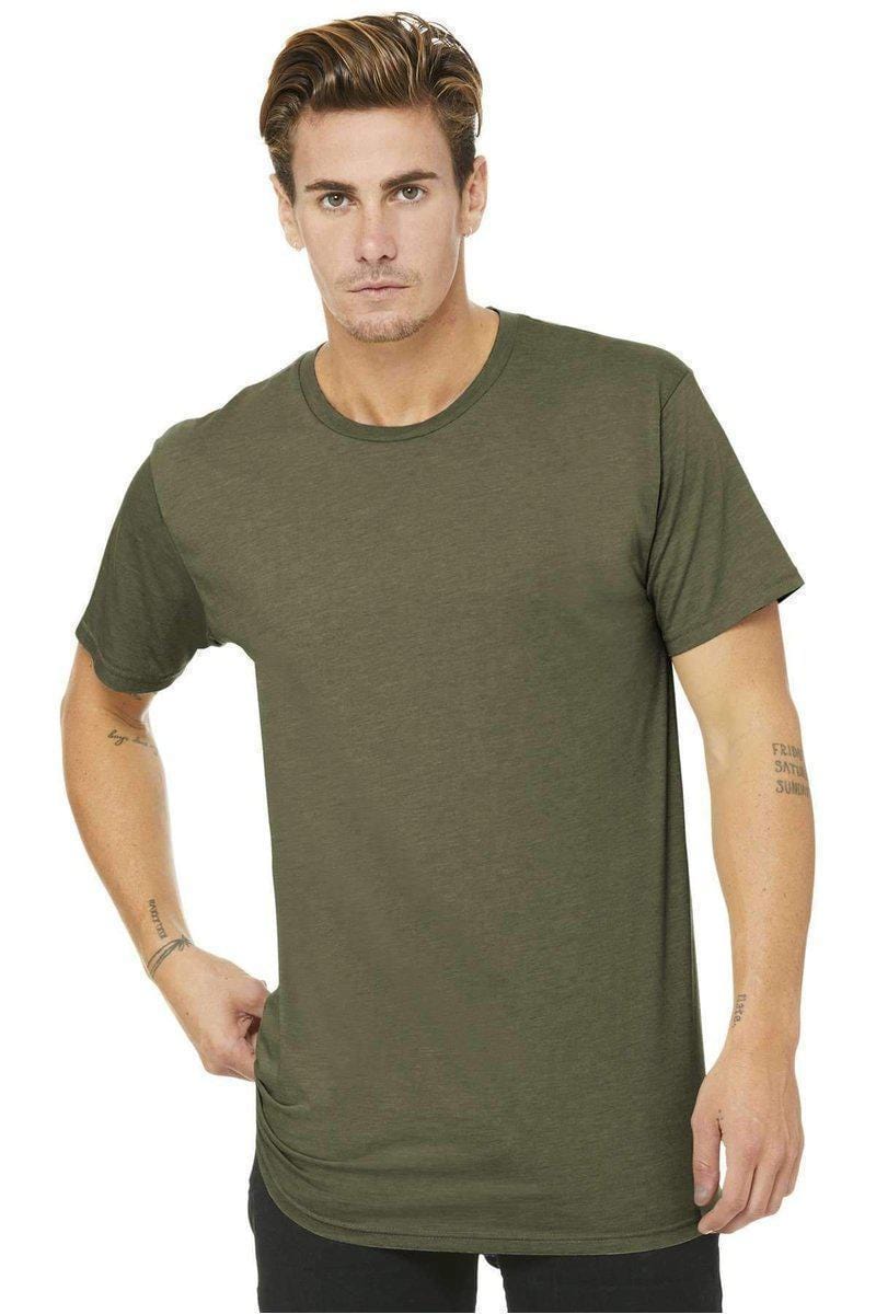 Bella+Canvas 3006: Men's Long Body Urban Tee in 