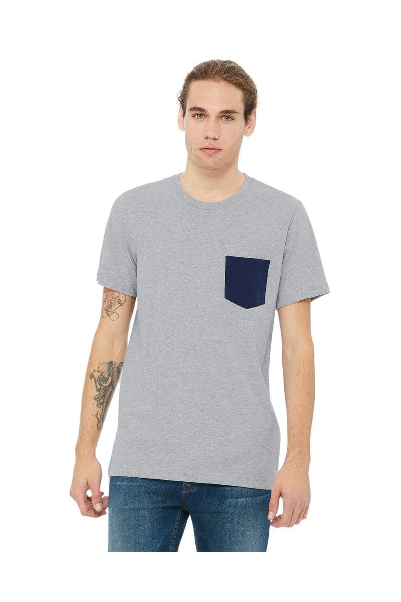 Bella+Canvas 3021: Men's Jersey Pocket T-Shirt in 