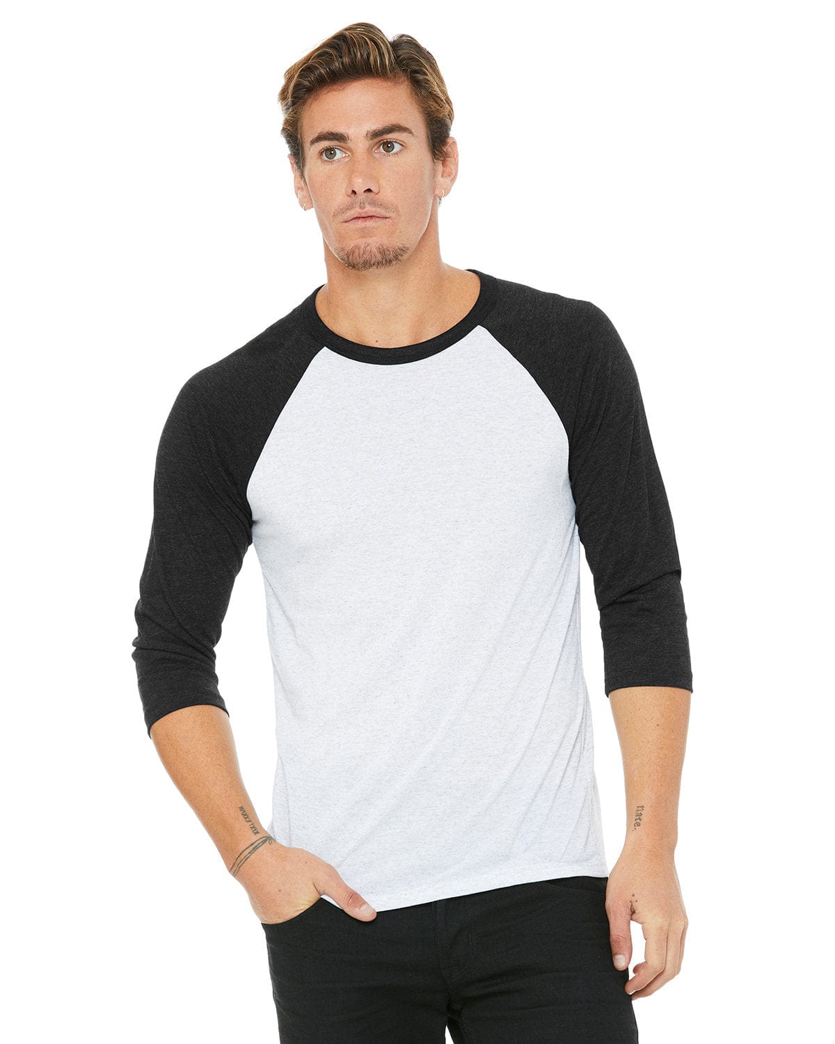 Bella+Canvas 3200 Baseball Shirt in 