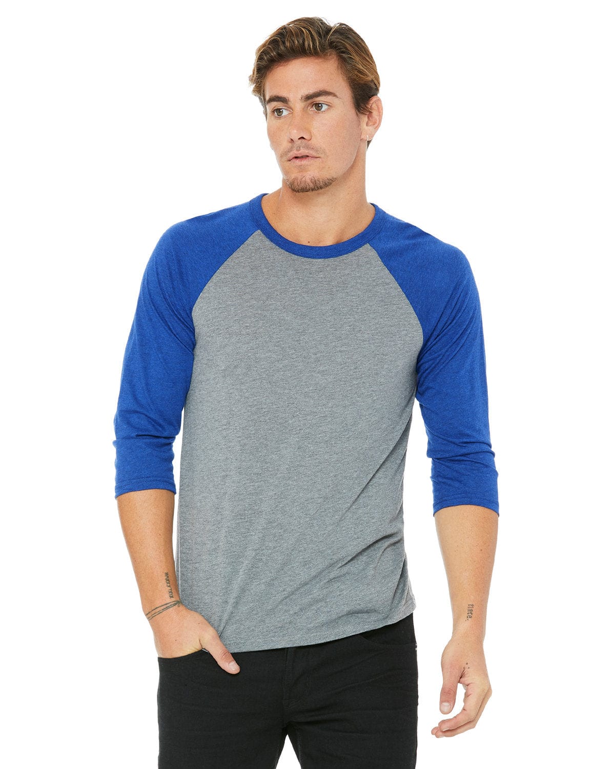 Bella+Canvas 3200 Baseball Shirt in 