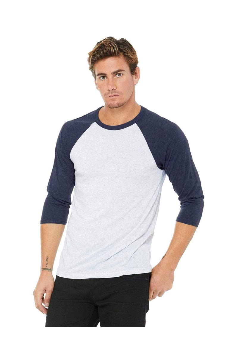 Bella+Canvas 3200: Unisex 3/4-Sleeve Baseball T-Shirt in 