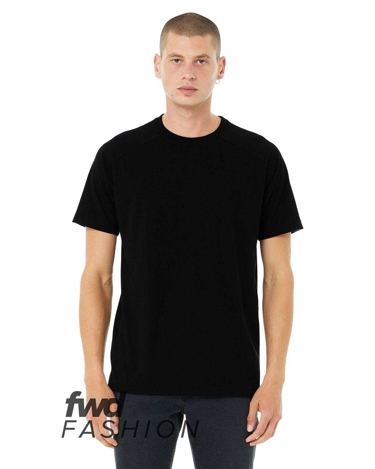 Bella+Canvas 3201 FWD Fashion Men's Heather CVC Raglan T-Shirt in 