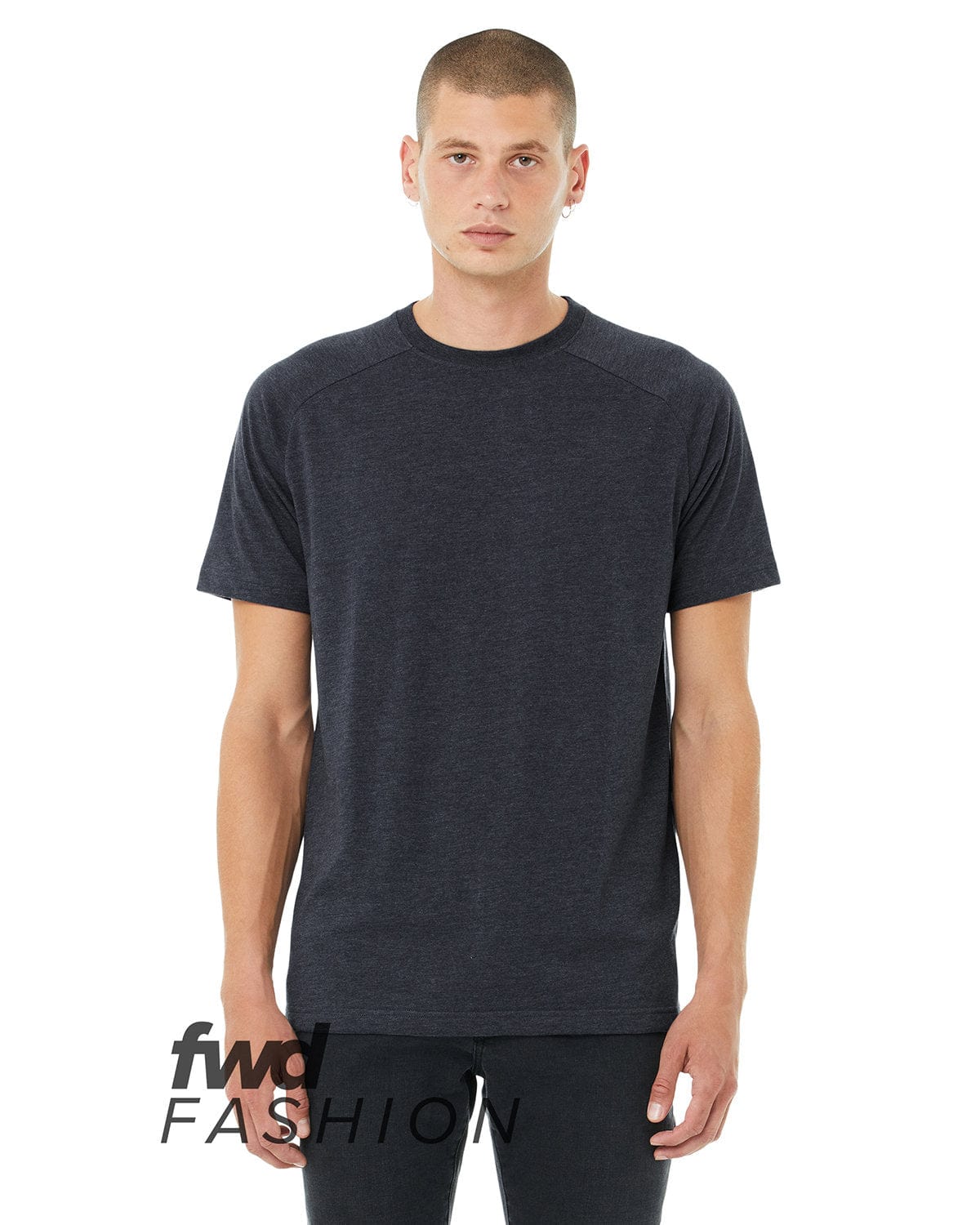 Bella+Canvas 3201 FWD Fashion Men's Heather CVC Raglan T-Shirt in 