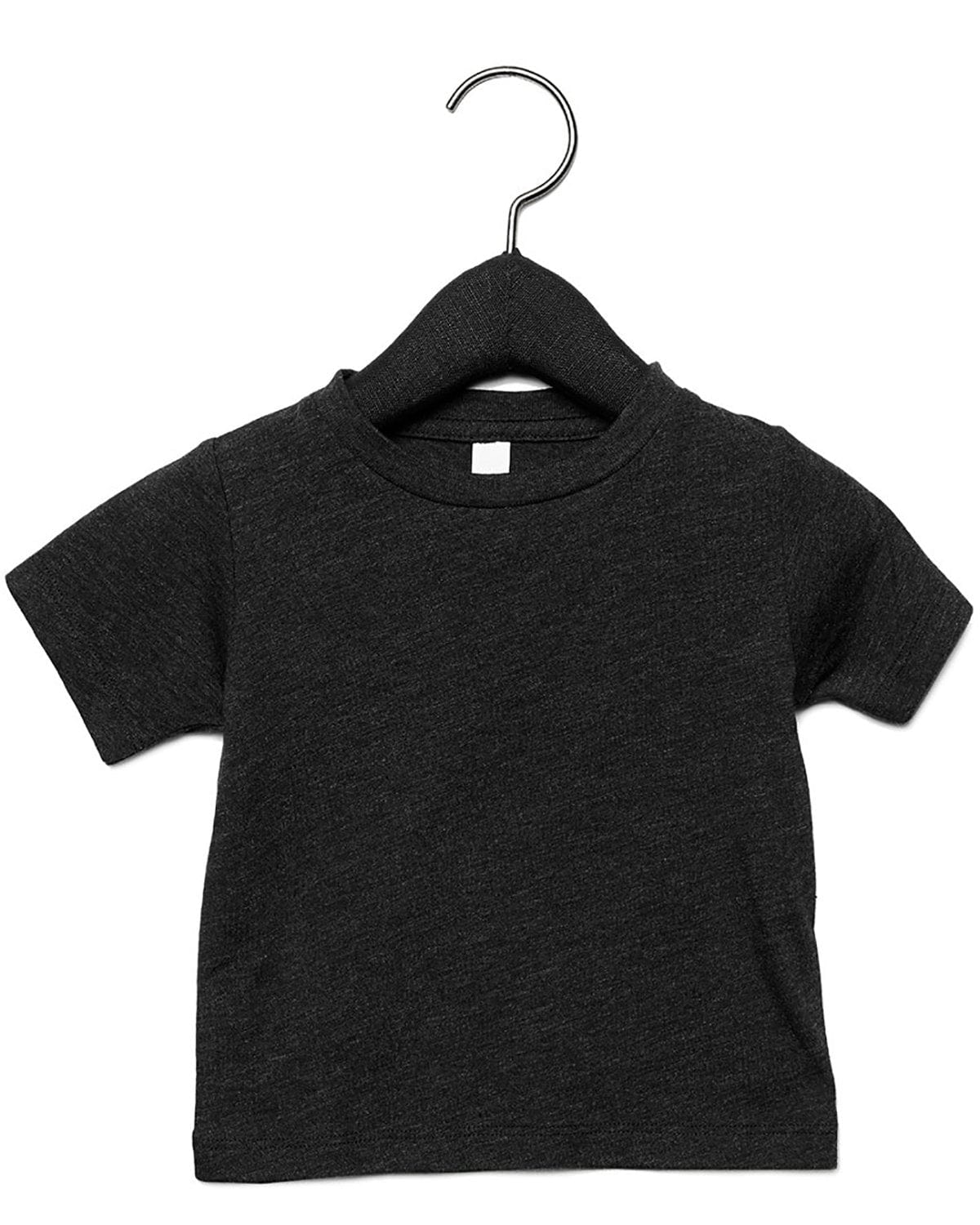 Bella+Canvas 3413B: Infant Baby Triblend T-Shirt in Char Blk Triblnd
