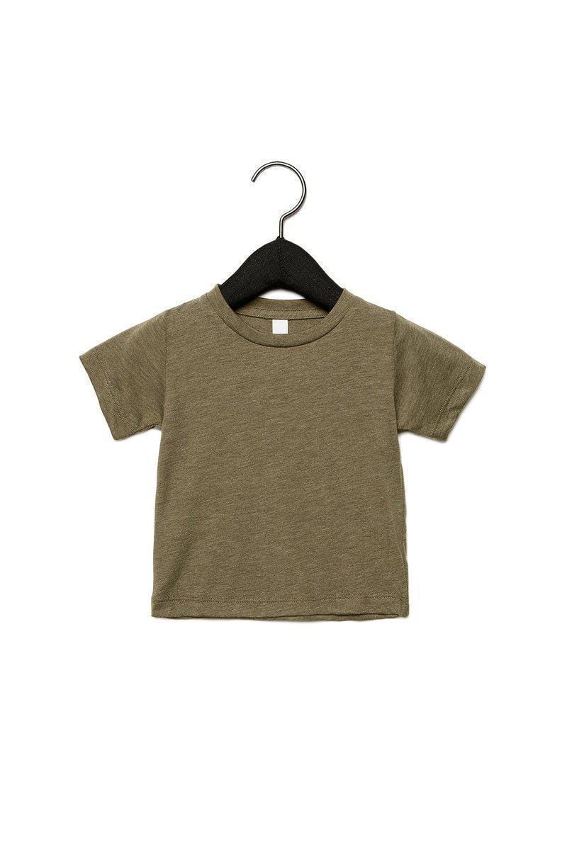 Bella+Canvas 3413B: Infant Baby Triblend T-Shirt in 
