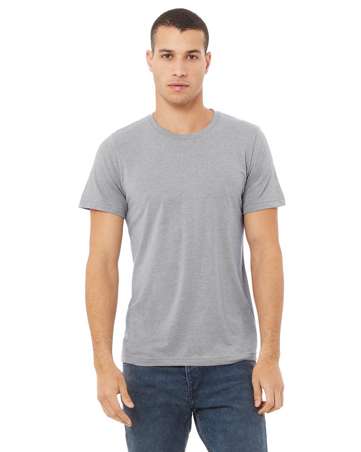 Bella+Canvas 3413C Unisex Triblend T-Shirt in Ath Grey Triblnd