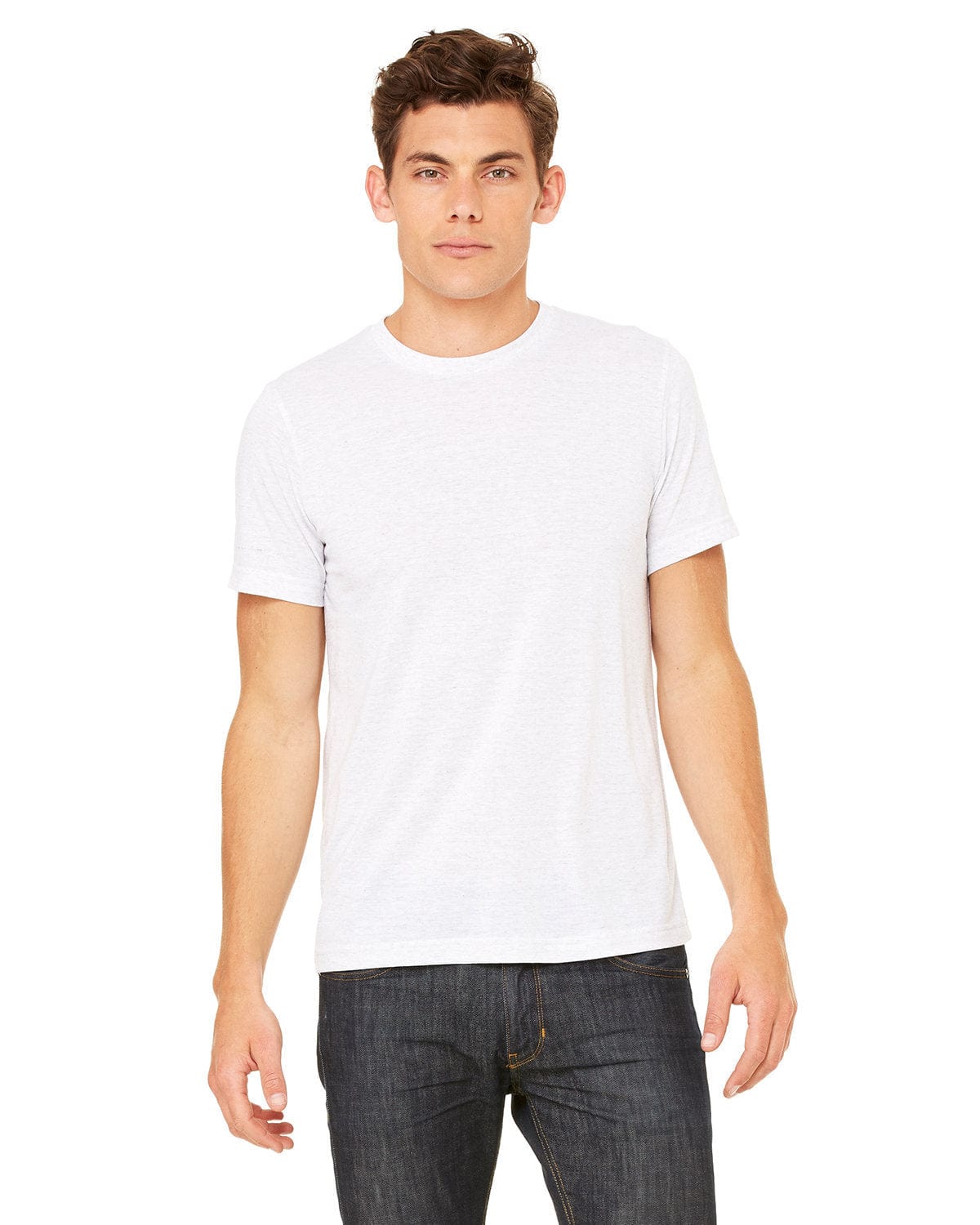 Bella+Canvas 3413C: Unisex Triblend T-Shirt in Oatmeal Triblend